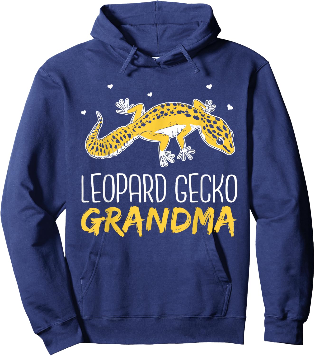 Leopard Gecko Grandma Reptile Lizards Lizard Leopard Gecko Hoodie - Hoodie | Navy