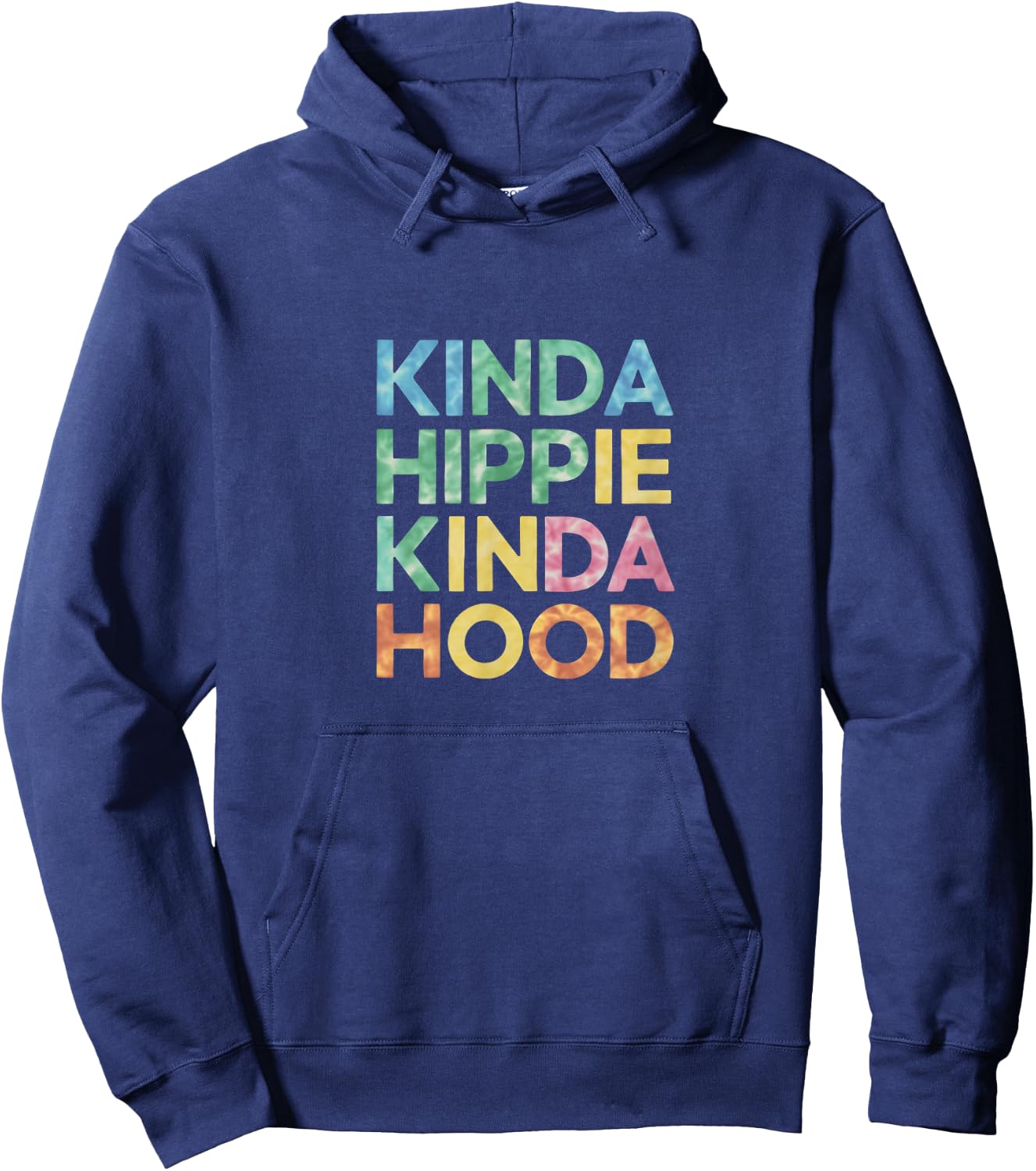 Hippie Kinda Hood Hoodie - Hoodie | Navy