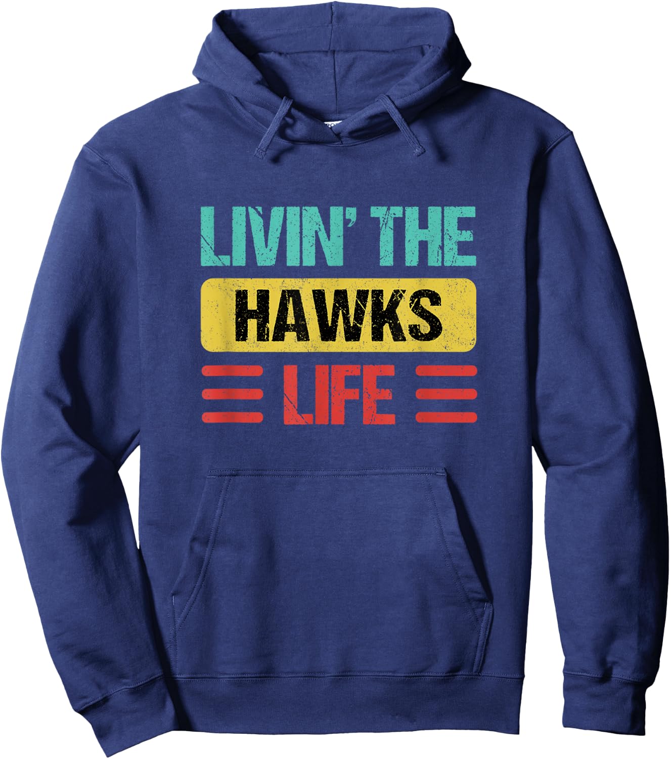 Hawks Name Hoodie - Hoodie | Navy
