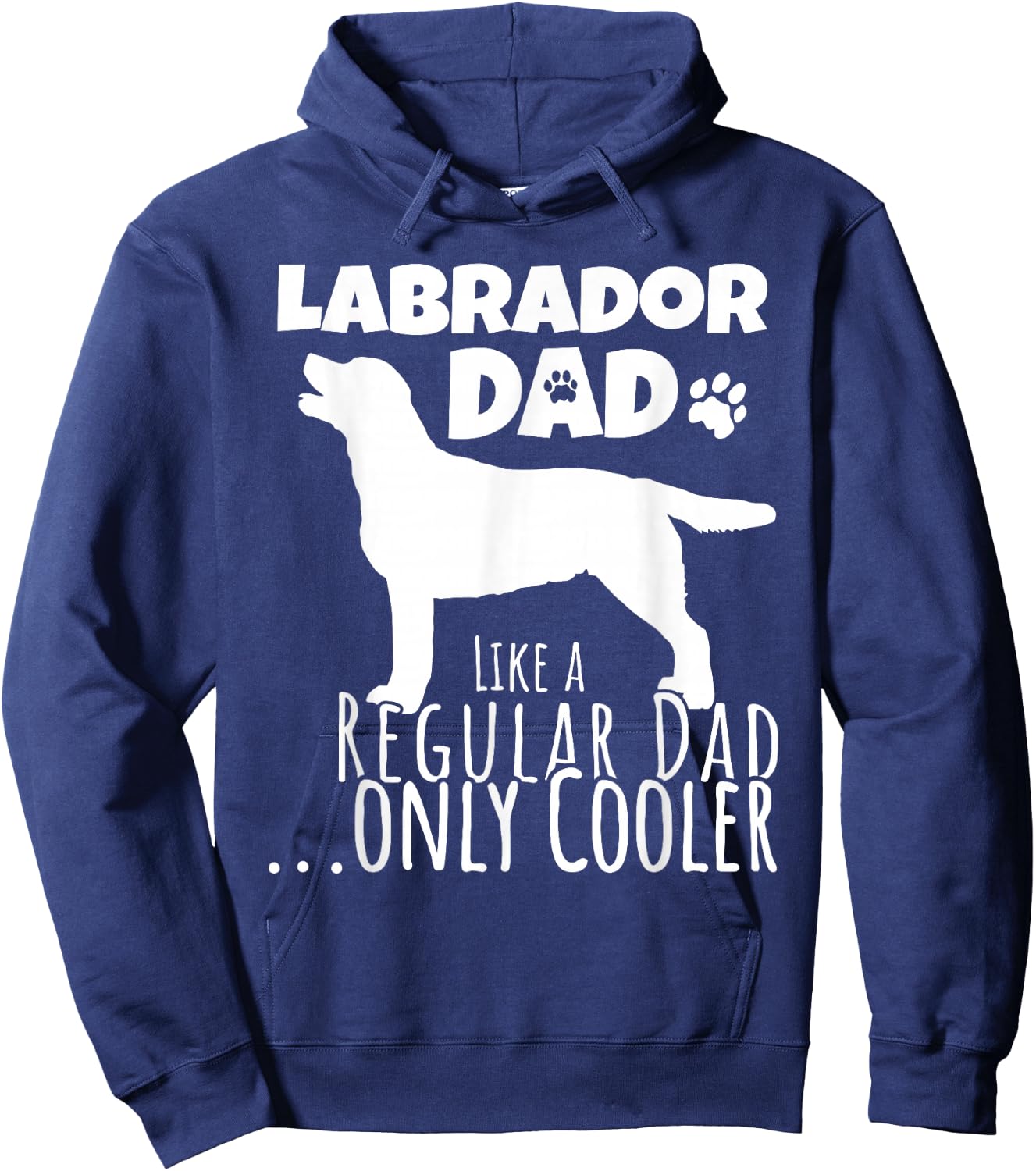 Funny Labrador Dad Dog Men Women Kids Hoodie - Hoodie | Navy