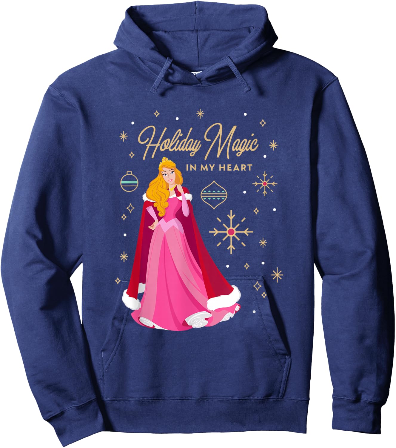 Disney Princess Aurora Holiday Magic in My Heart Hoodie - Hoodie | Navy