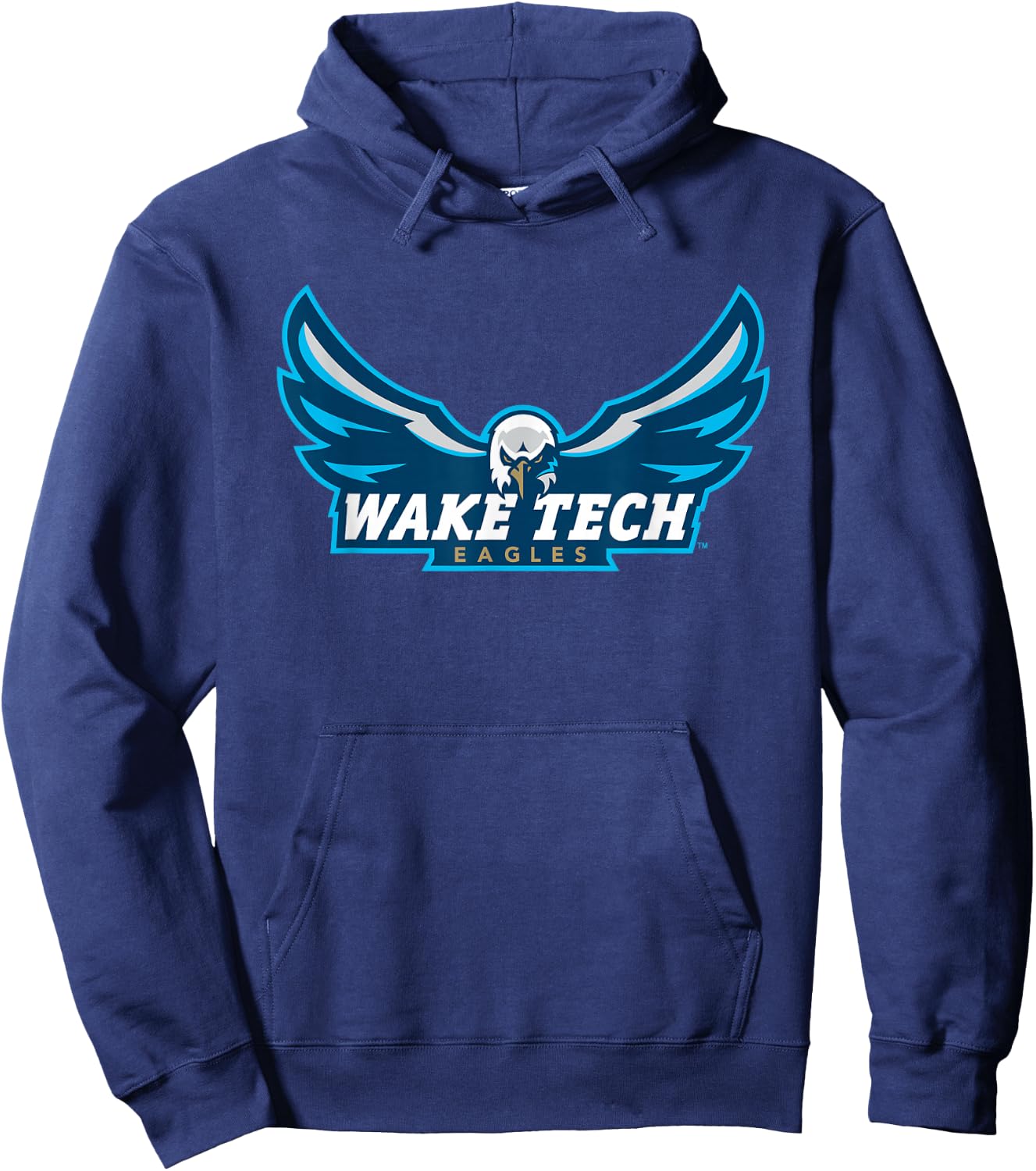 Wake Tech Eagles Wake Tech Community College Logo Hoodie - Hoodie | Navy