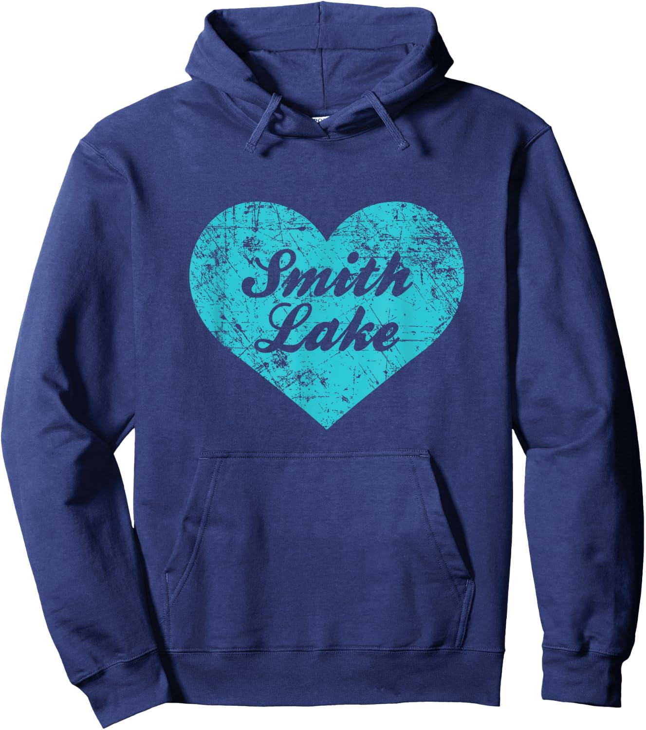 I Love Smith Lake Shirt, Alabama Camping Gift Hoodie - Hoodie | Navy