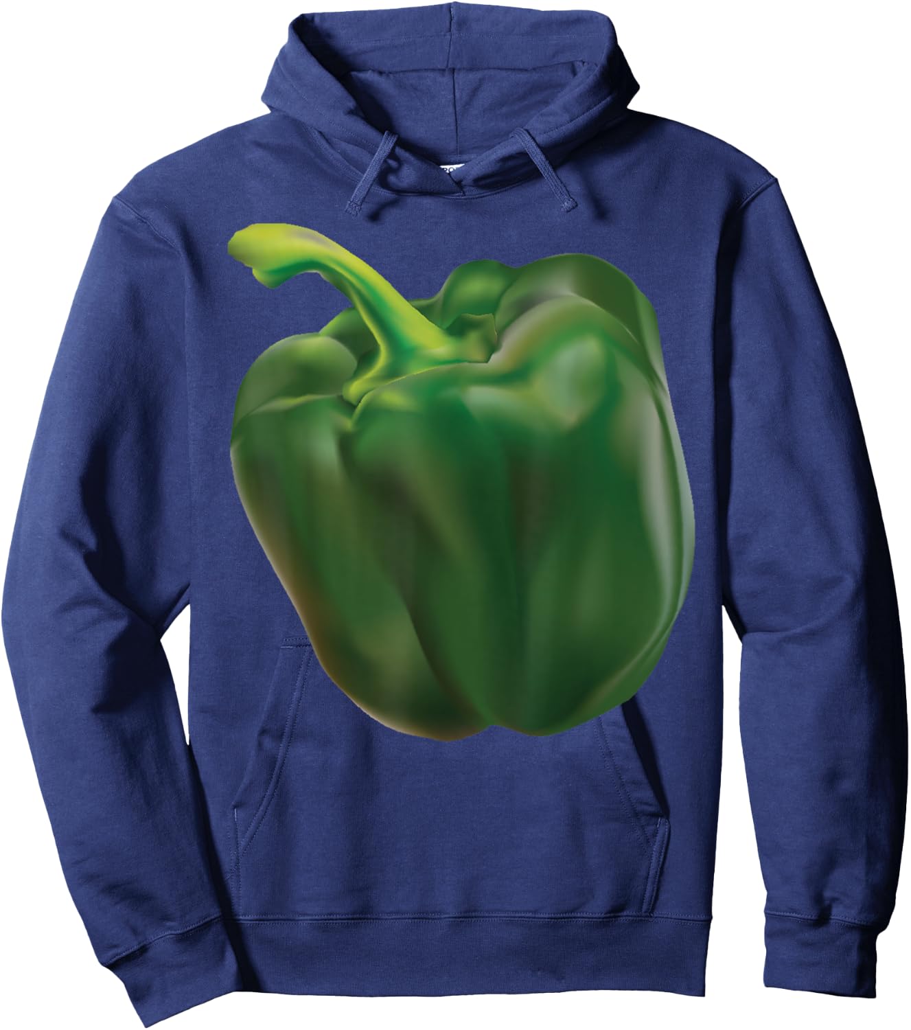 Green Bell Pepper Halloween Costume Veggie Salad Hoodie - Hoodie | Navy