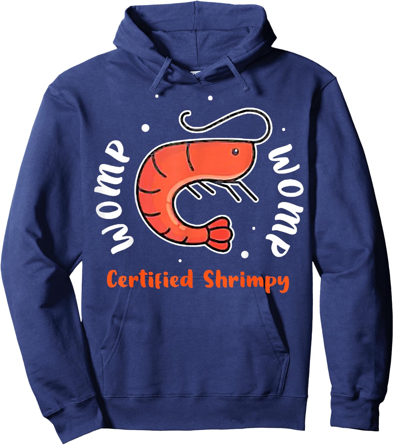 Shylily Shrimp Funny Women Hoodie - Hoodie | Navy