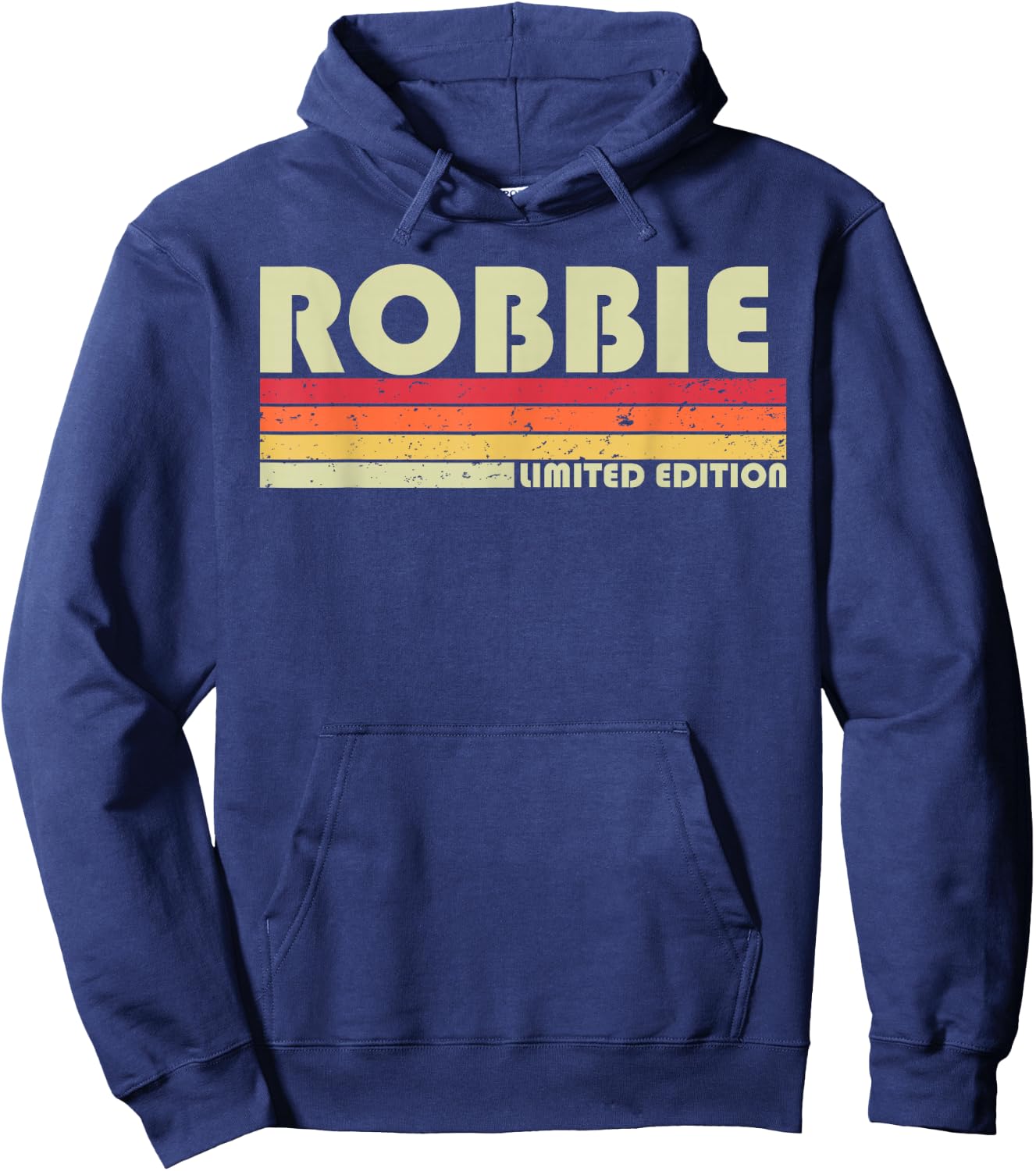 Robbie Geschenkname, personalisiert, Retro, Vintage, 80er, 90er Jahre Geburtstag Hoodie - Hoodie | Navy