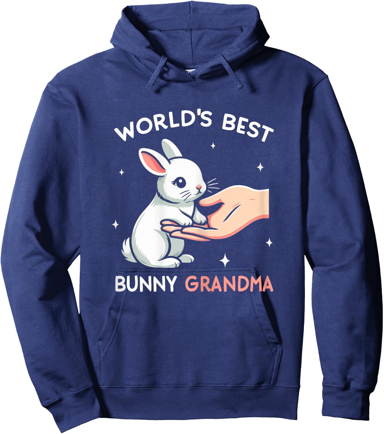 World´s Best Bunny Grandma Rabbit Love Easter Girls Hoodie - Hoodie | Navy