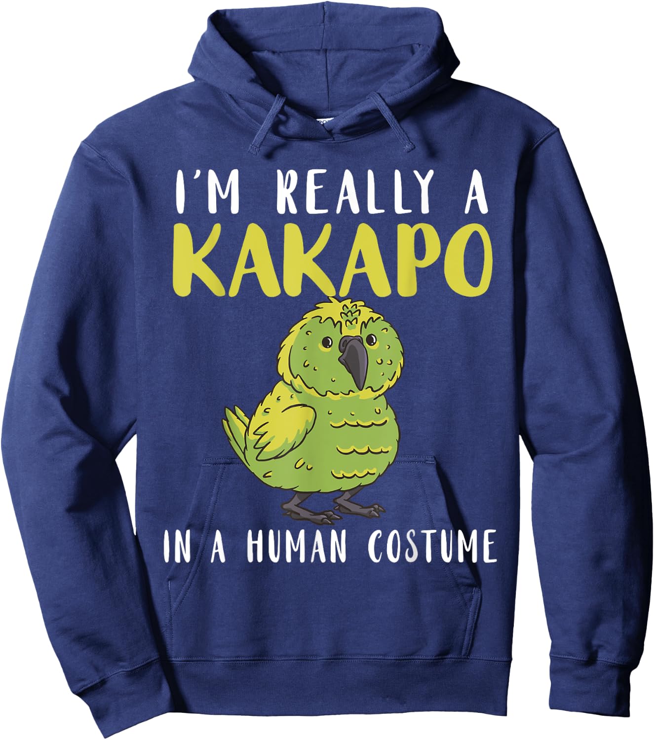 Kakapo Human Costume Kakapo Parrot Kakapo Bird New Zealand Hoodie - Hoodie | Navy