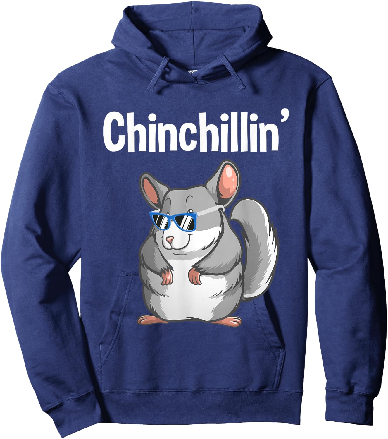 Funny Chinchilla Women Rat Squirrel Koala Zoo Animal Hoodie - Hoodie | Navy