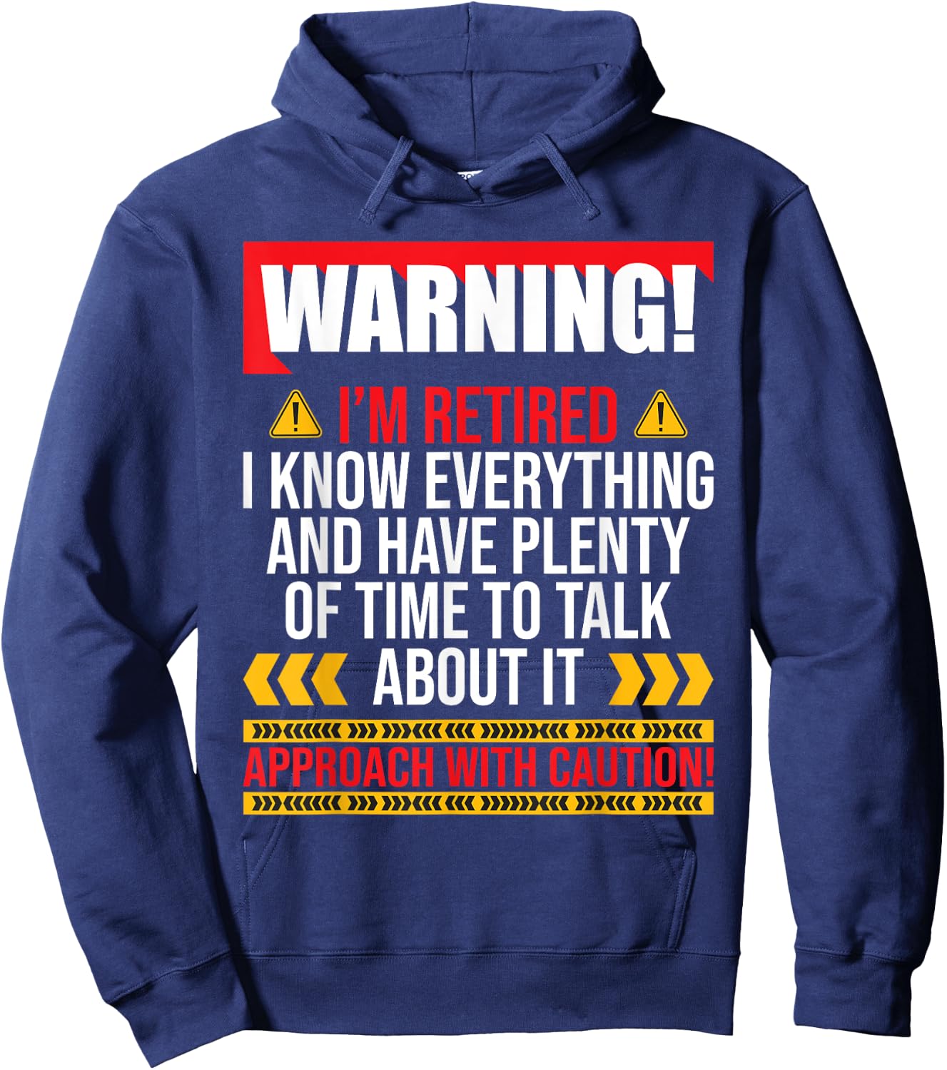 I'm Retired Plenty Of Time To Talk - Retirement Retiree Hoodie - Hoodie | Navy