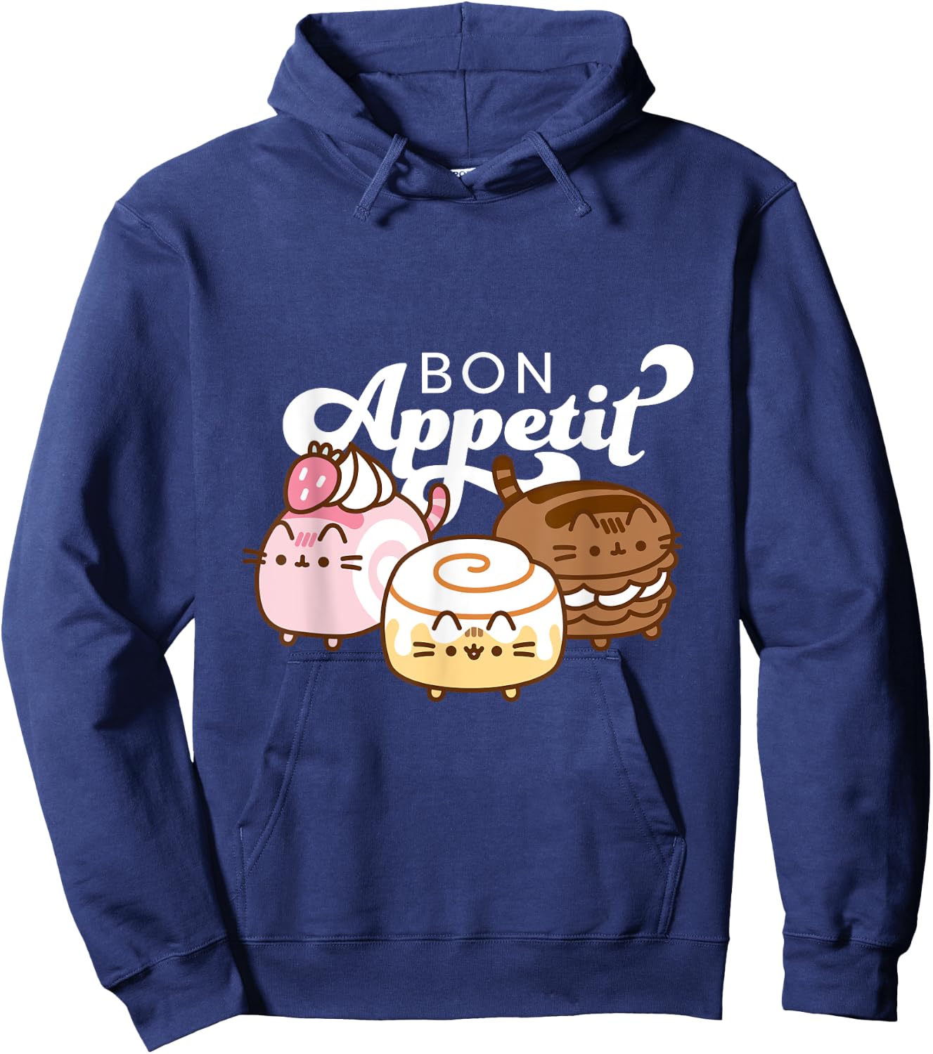 Pusheen Bon Appetit Hoodie - Hoodie | Navy