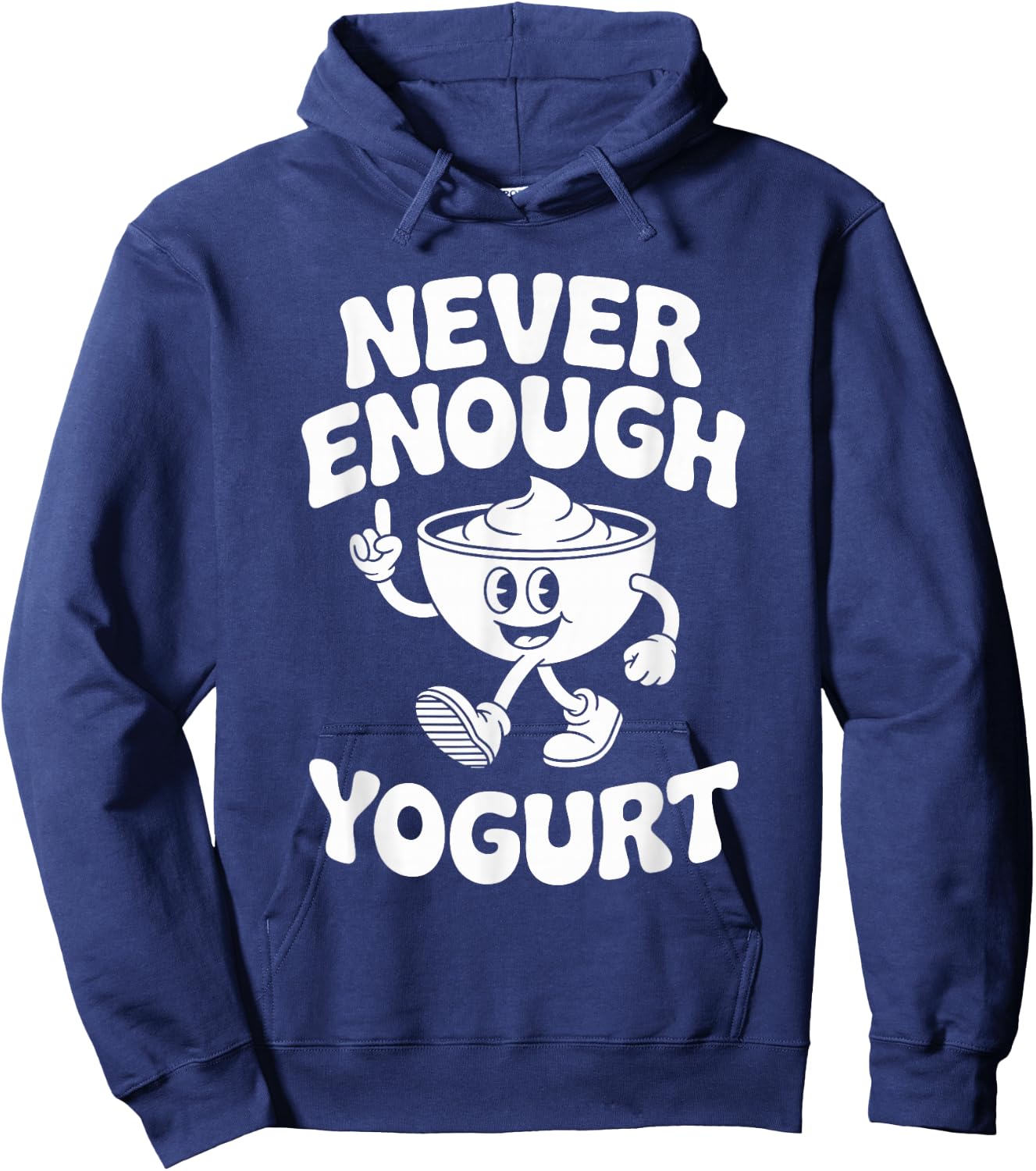 Funny Yogurt Retro Hoodie - Hoodie | Navy
