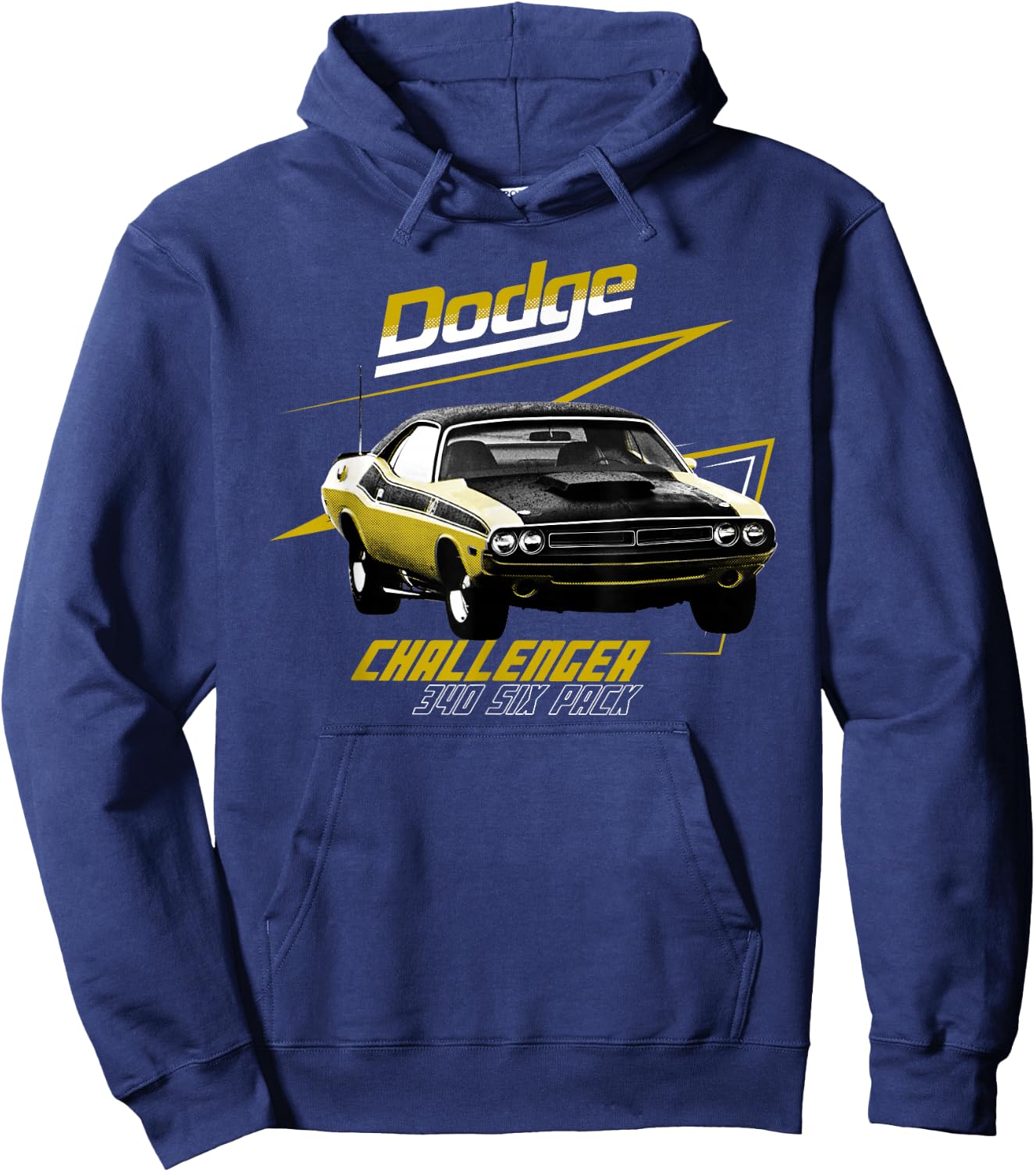 Dodge Challenger 340 Pack of 6, Black, S Hoodie - Hoodie | Navy