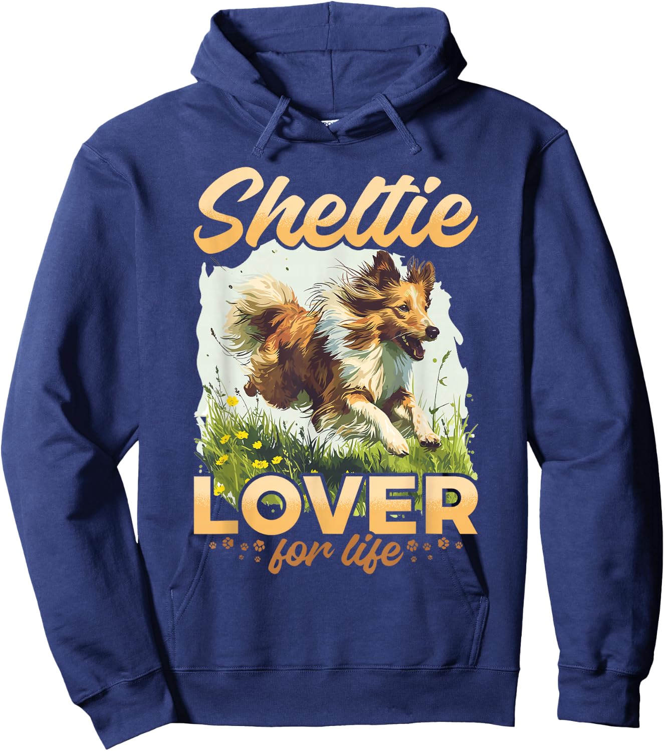 Shetland Sheepdog Dog Sheltie - Sheltie Lover for life Hoodie - Hoodie | Navy