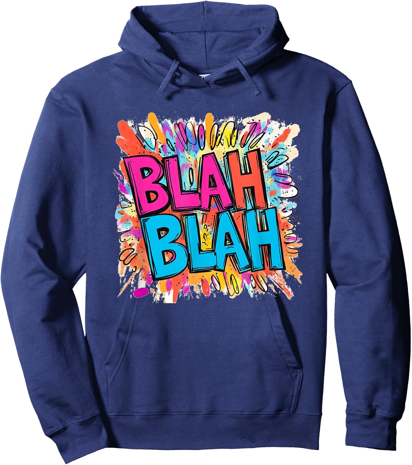 Mehrfarbiges Blah-Kostüm Hoodie - Hoodie | Navy