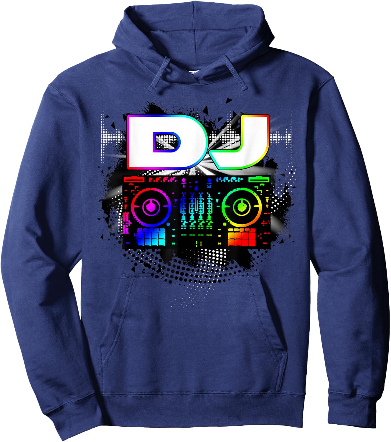 Dj Music Lover Music Player Sound Cool Funny Gift Hoodie - Hoodie | Navy