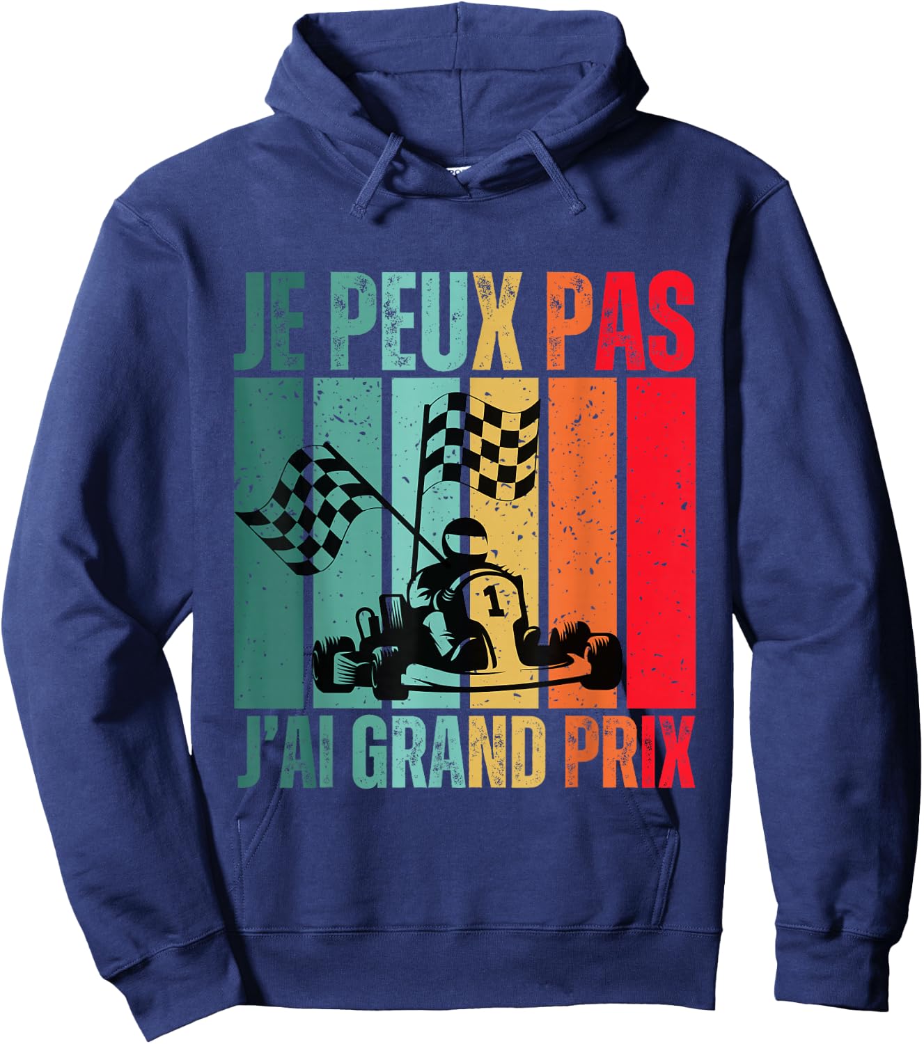 Je Peux Pas J'ai Grand Prix Gift Car Racing , Black, S Hoodie - Hoodie | Navy