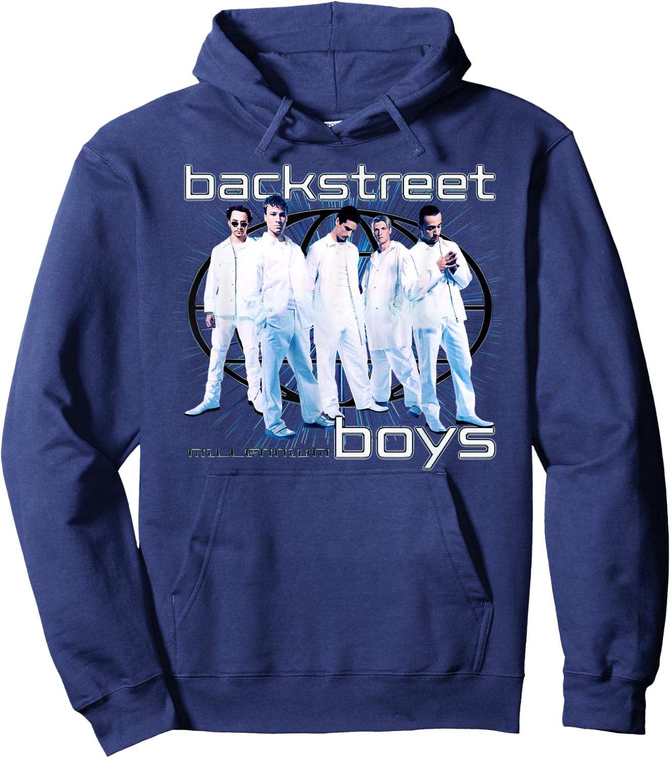 Backstreet Boys Millenium Globe Hoodie - Hoodie | Navy