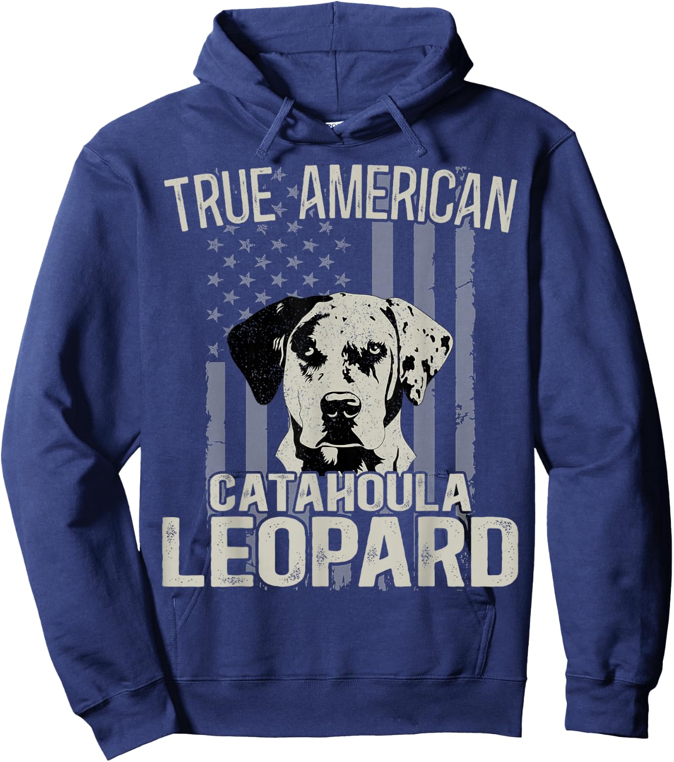 Louisiana Catahoula Leopard Dog True American US Dog Fans Hoodie - Hoodie | Navy