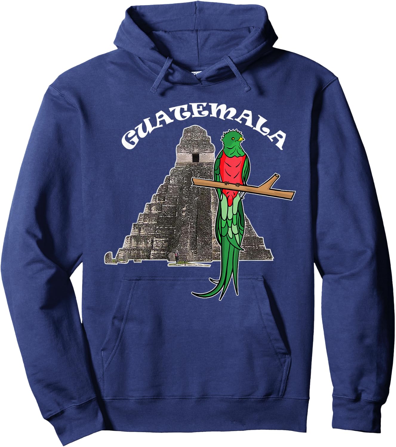 Guatemala Bird Tikal Guatemalan Souvenirs Guatemala Quetzal Hoodie - Hoodie | Navy
