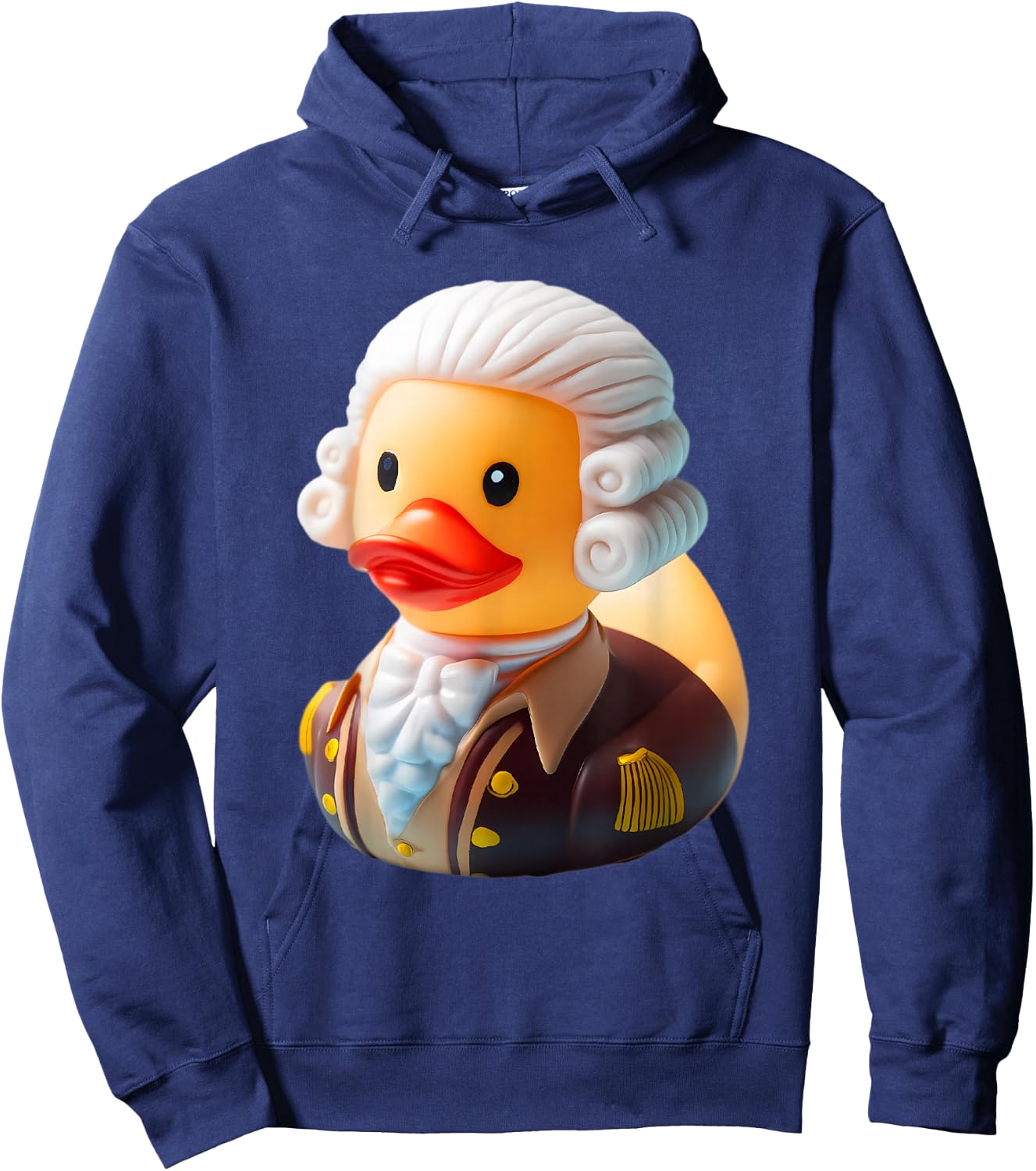 Rubber Duck Thomas Jefferson President 4th of July Hoodie - Hoodie | Navy