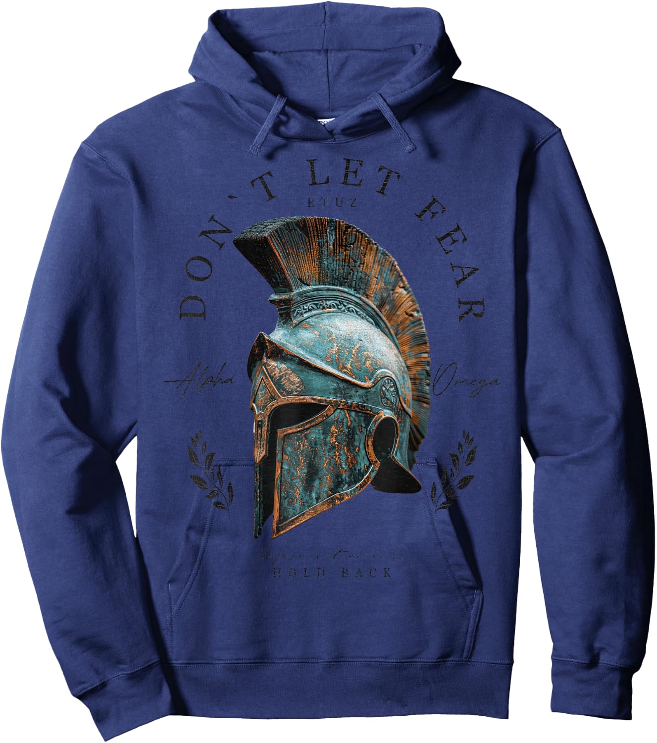 / Greece Patriot Spartan Warrior Griechischer Sparta Helm Krieger Soldat Spartaner Hoodie - Hoodie | Navy