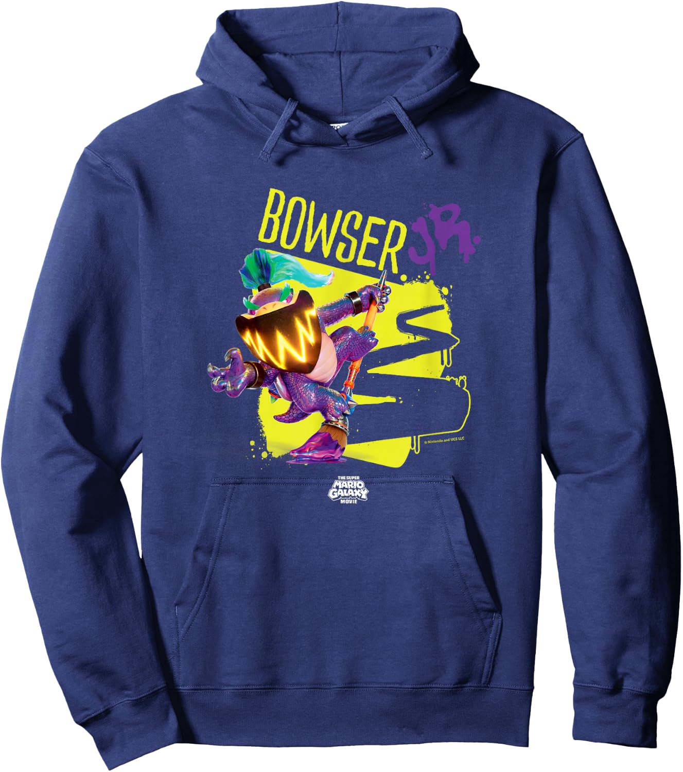 The Super Mario Galaxy Movie Wonder Bowser Jr. Power Hoodie - Hoodie | Navy