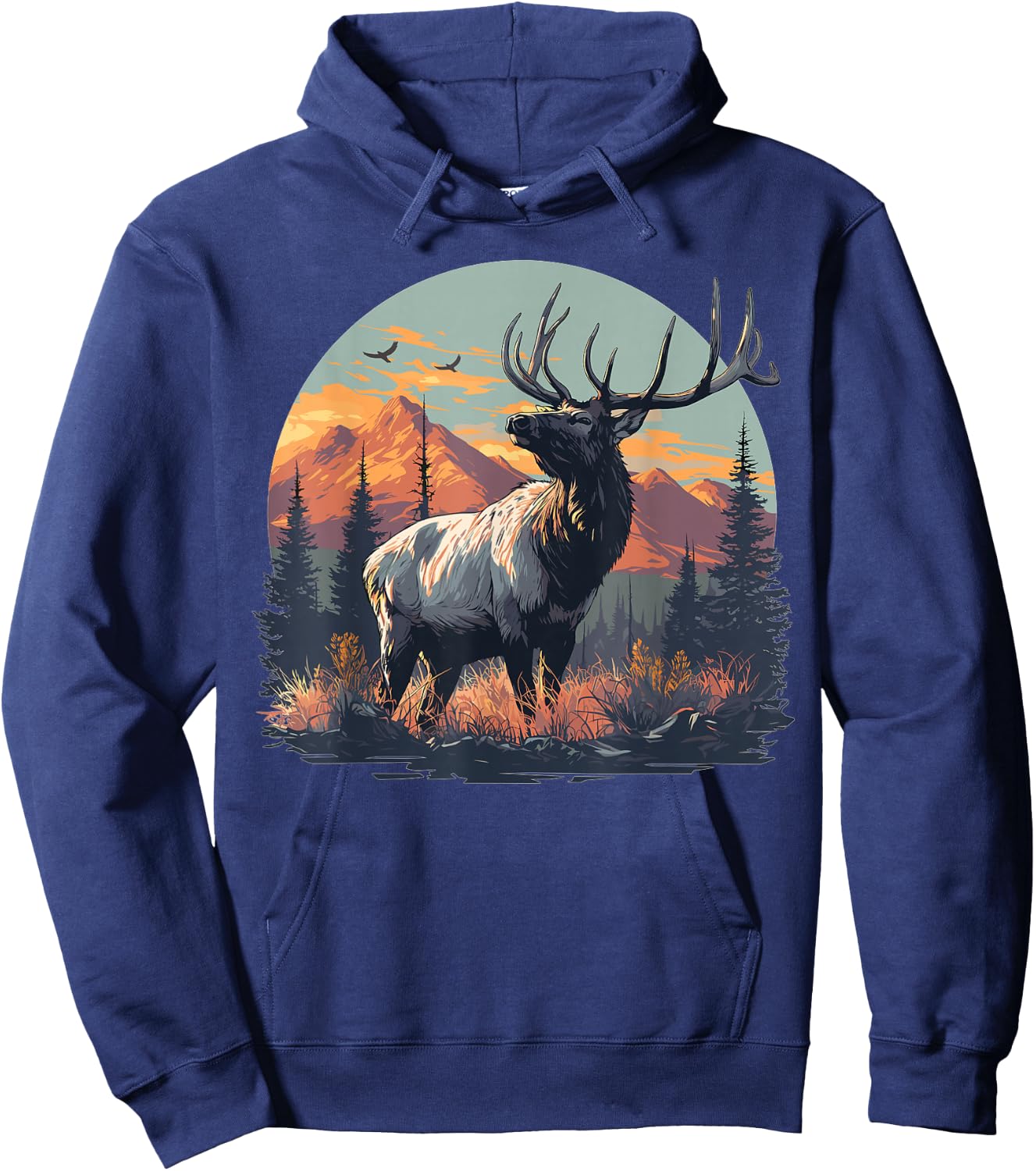 Elks Elk Hoodie - Hoodie | Navy