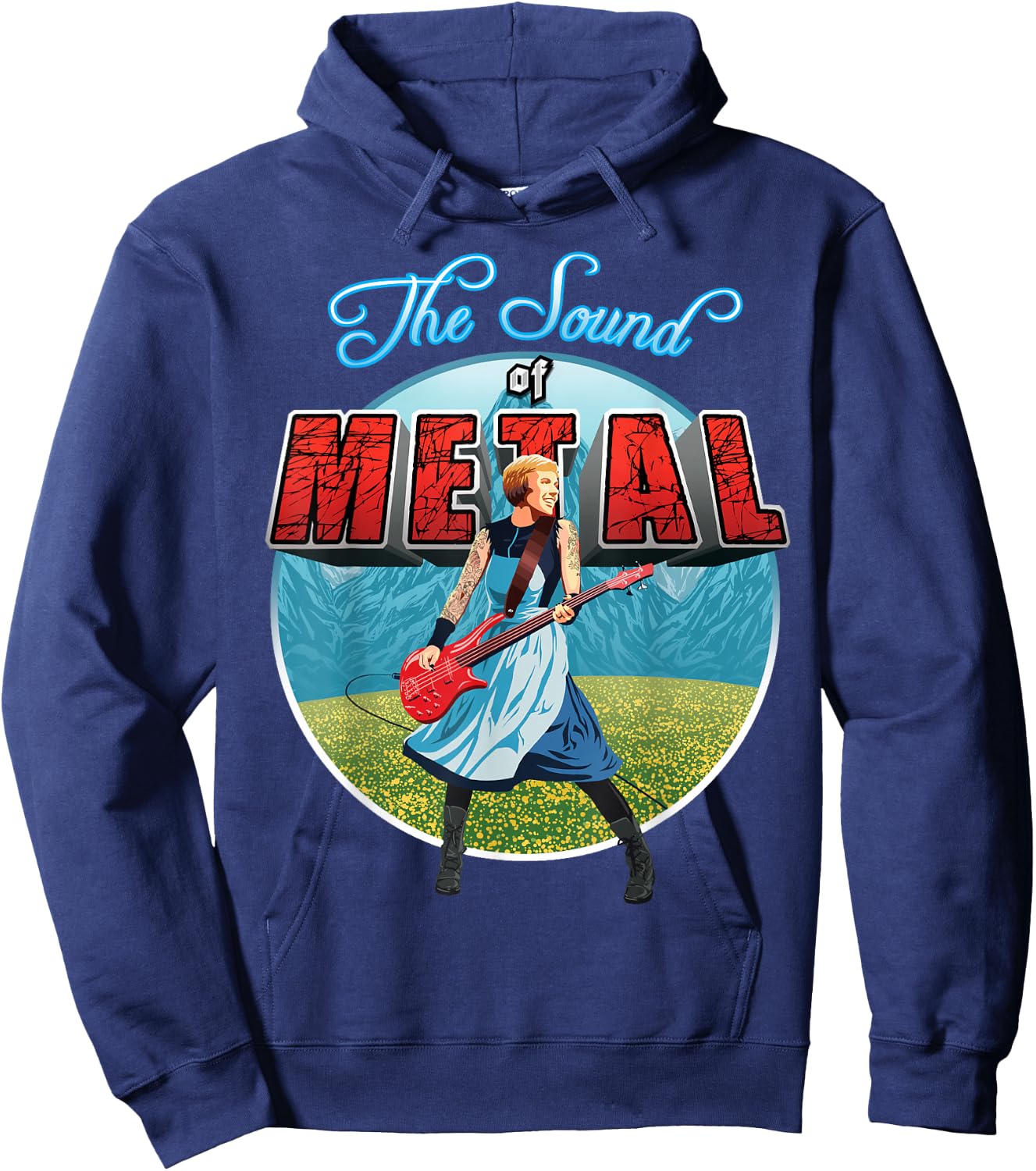 Funny Movie Heavy Metal Parody Hoodie - Hoodie | Navy