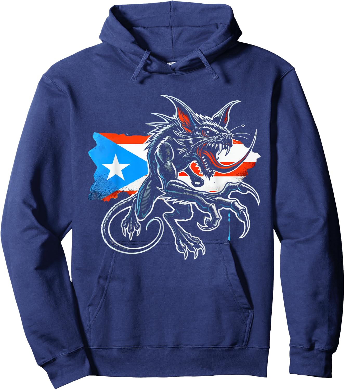 Chupacabra Legendary Creature Mythical Beast Cryptozoology Hoodie - Hoodie | Navy