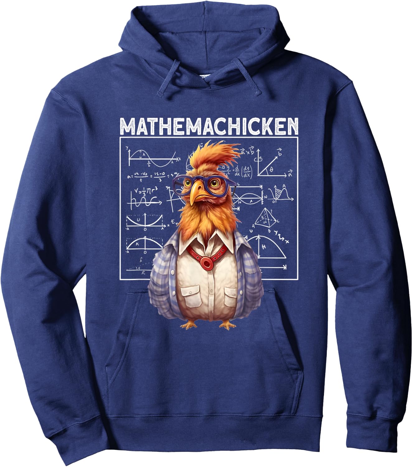 Mathemachicken Math chicken Hoodie - Hoodie | Navy