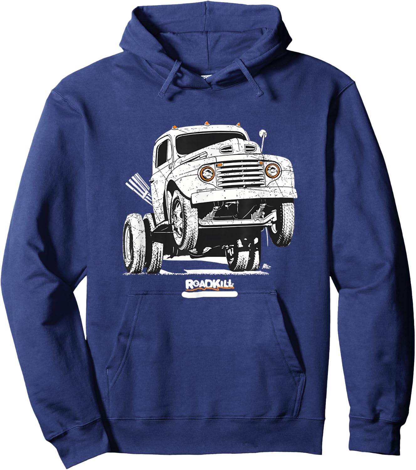 T-Shirt Hoodie - Hoodie | Navy