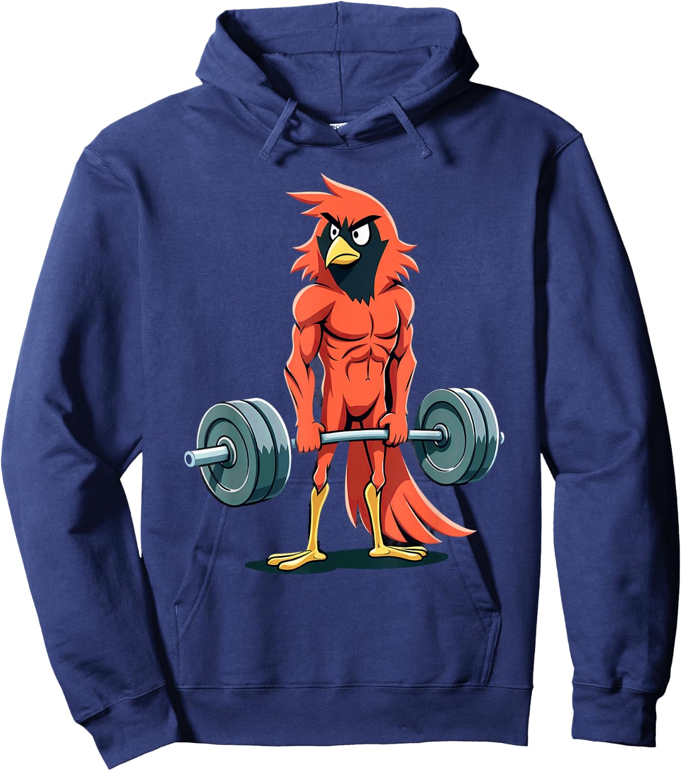 Workout Gym Cardinal Deadlift Weightlifting Hoodie - Hoodie | Navy