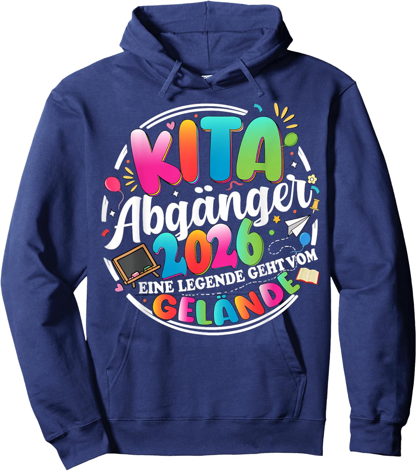 Kita abgänger 2026 Einschulung Schulkind Junge mädchen Hoodie - Hoodie | Navy