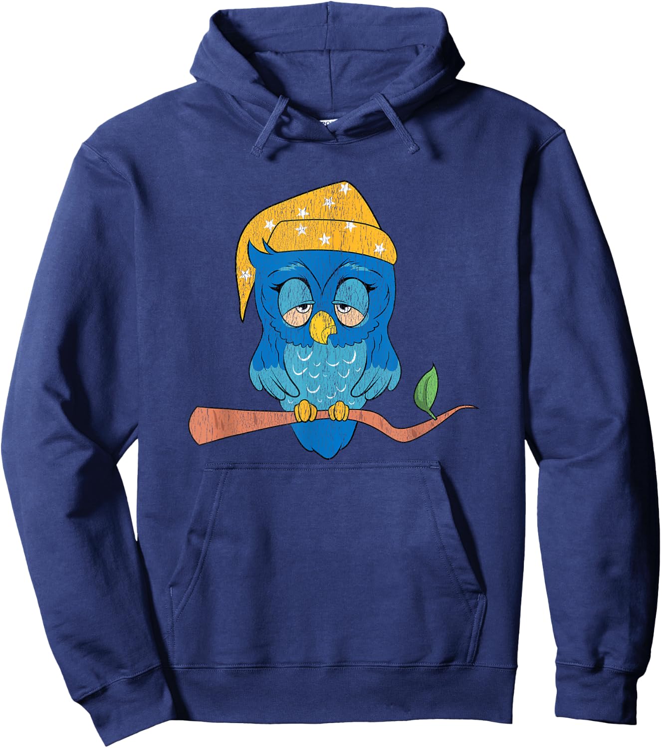 Funny Sleepy Night Owl Pjs pajamas for Owl Lovers & Owners Hoodie - Hoodie | Navy