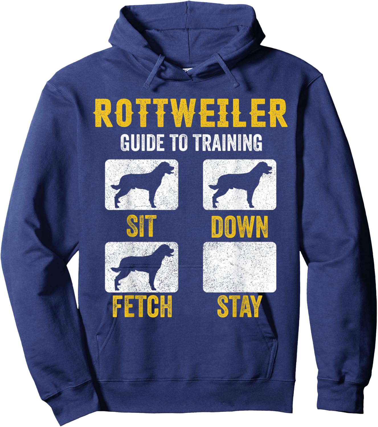Rottweiler Guide To Training Shirts, Dog Mom Dad Lover Owner Hoodie - Hoodie | Navy