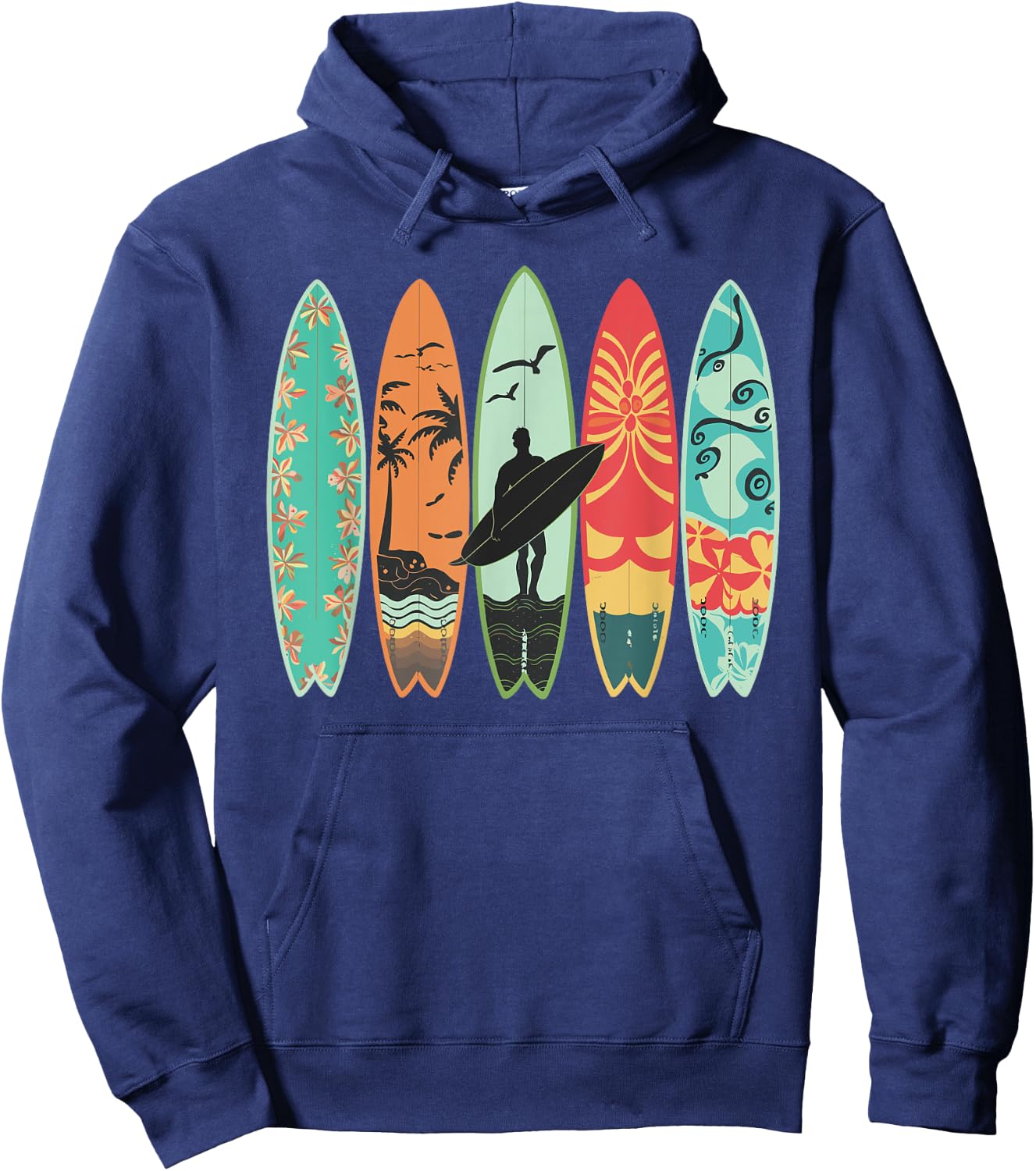 Surfer Surf Hawaii Board for Boys Men's Hoodie - Hoodie | Navy