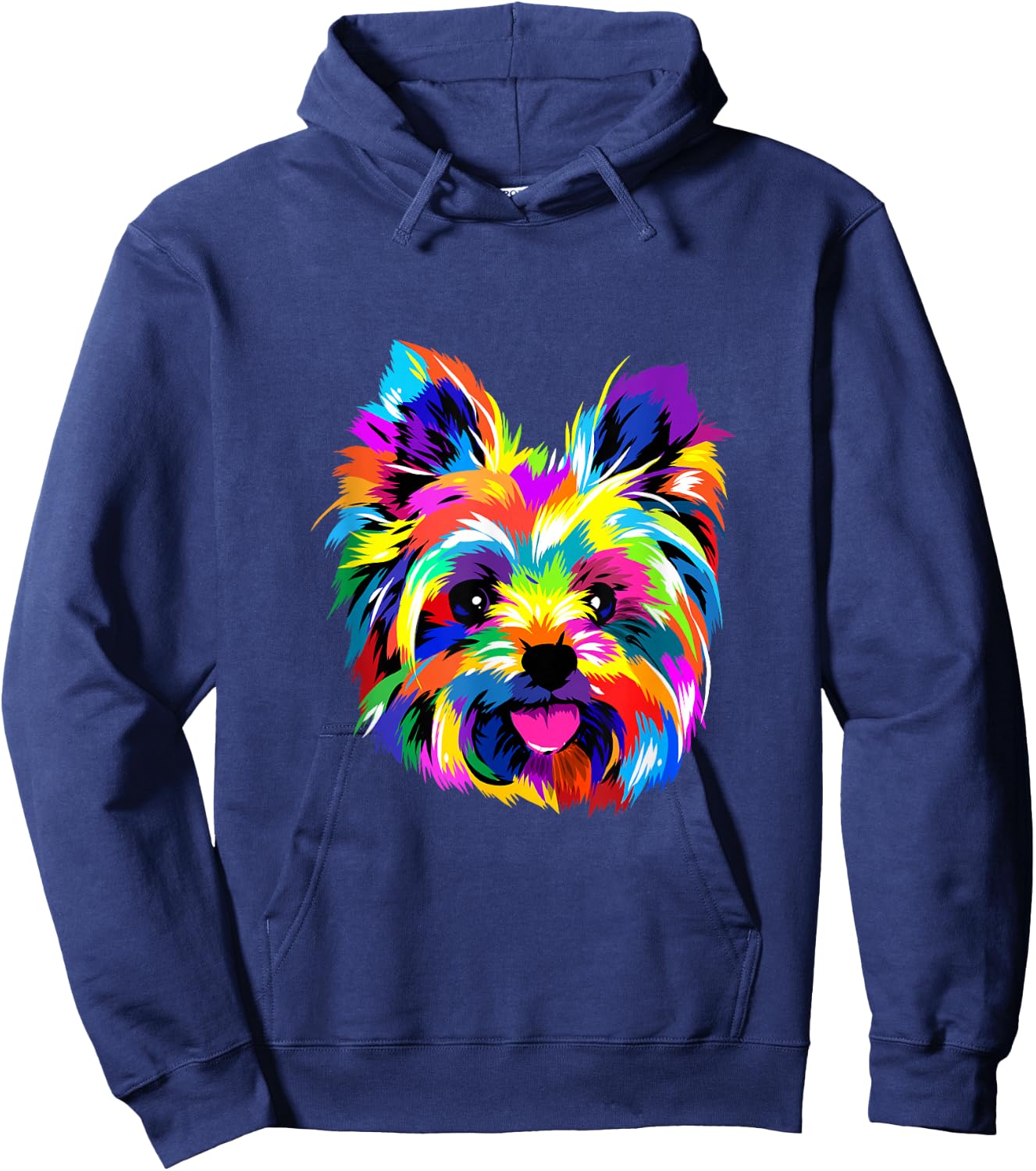 Pop Art Yorkshire Terrier Dog Lover Yorkie Art Yorkie Lovers Hoodie - Hoodie | Navy