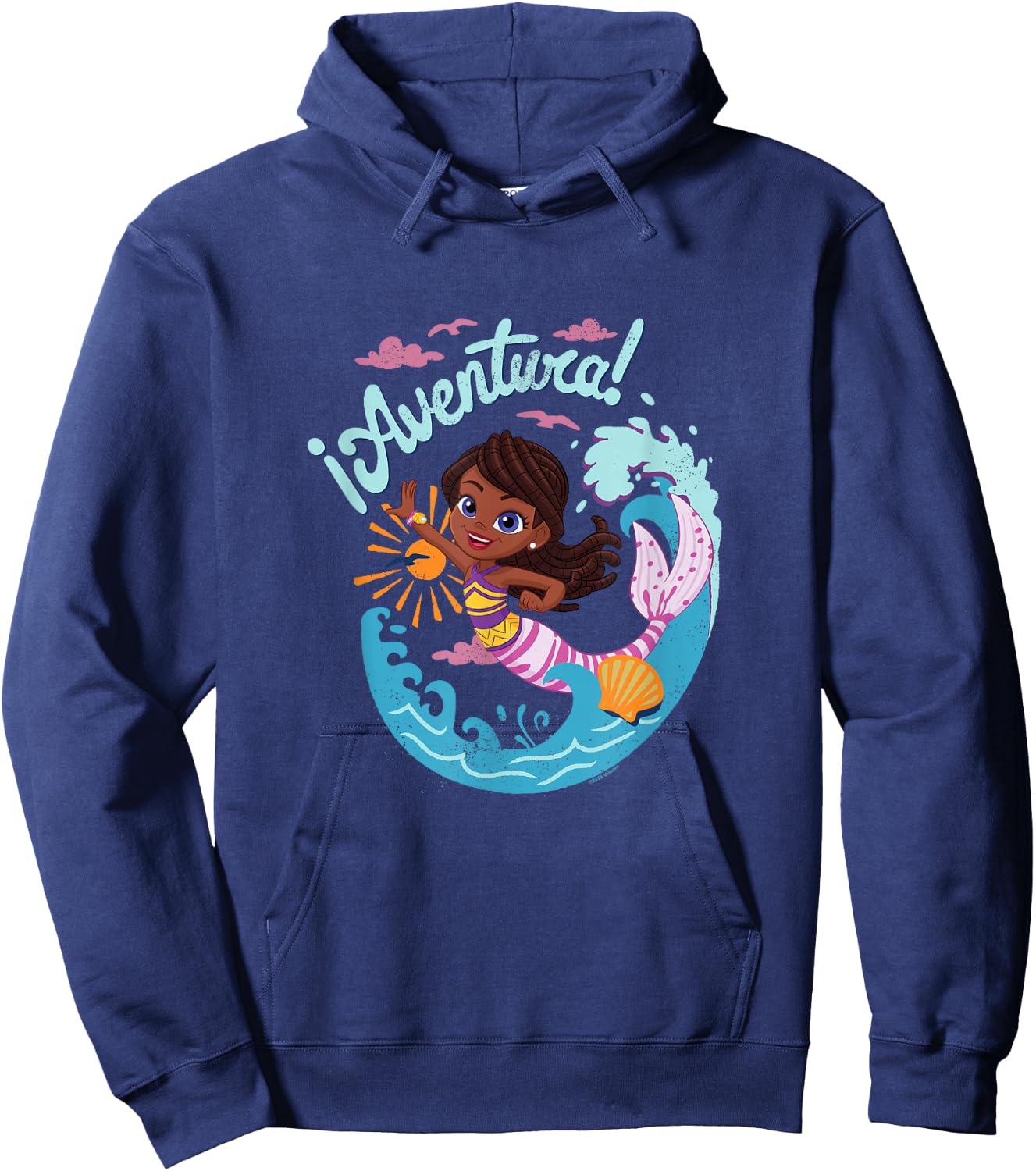 Santiago of the Seas ¡Aventura! Mermaid Lorelai Shot Vintage Hoodie - Hoodie | Navy