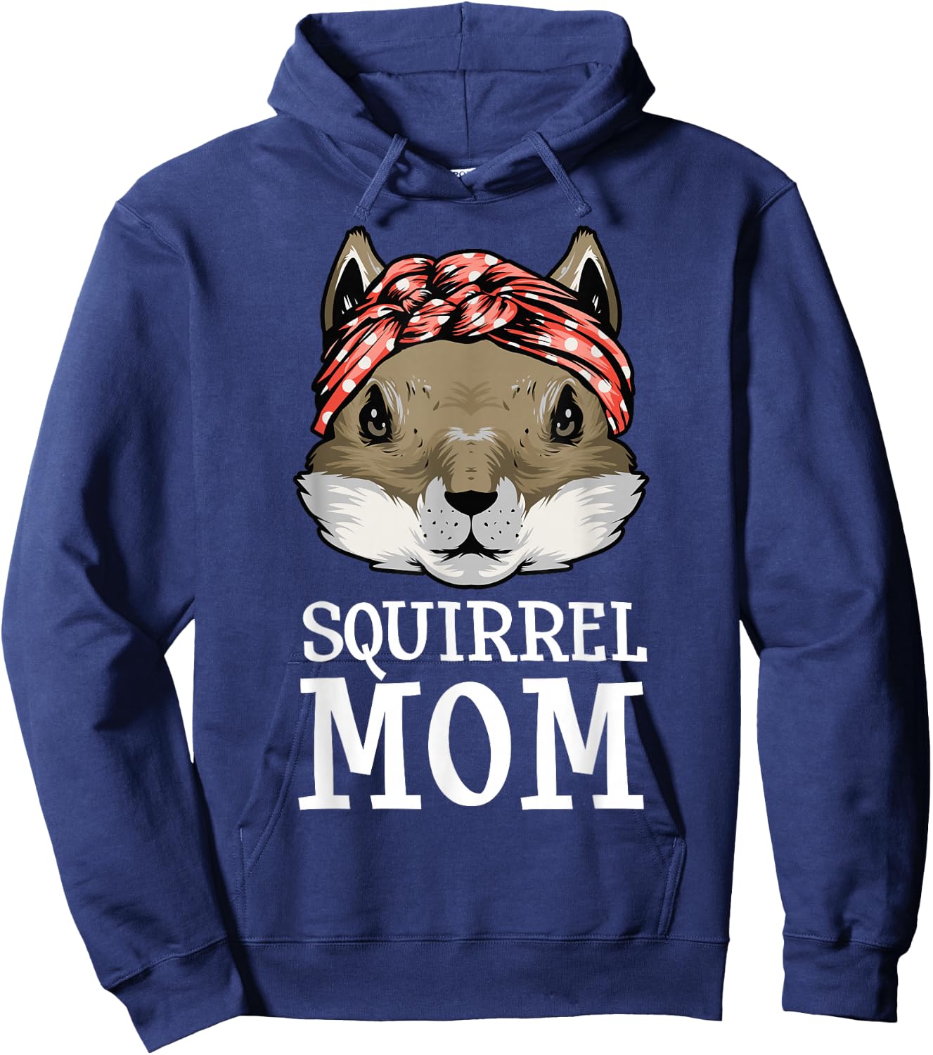 Funny Squirrel Mom Rodent Gopher Chipmunk Lover Women Girls Hoodie - Hoodie | Navy