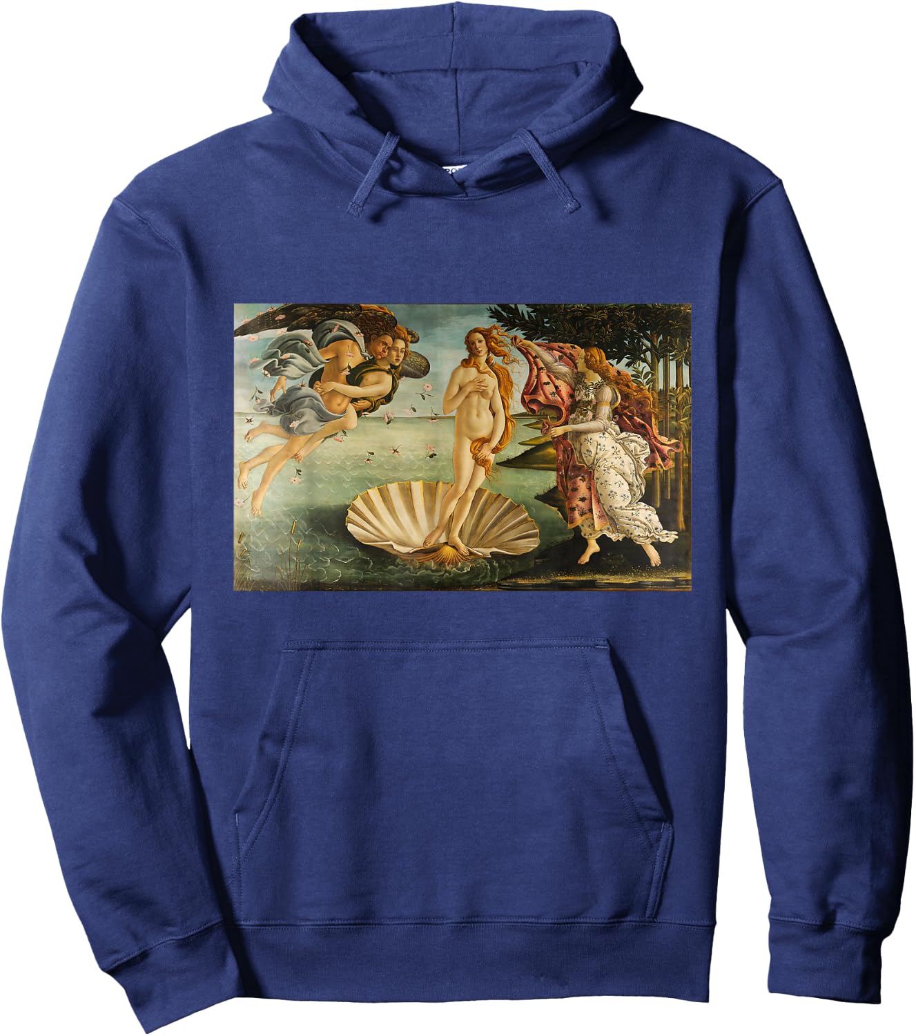 Sandro Botticelli - Birth of Venus Hoodie - Hoodie | Navy