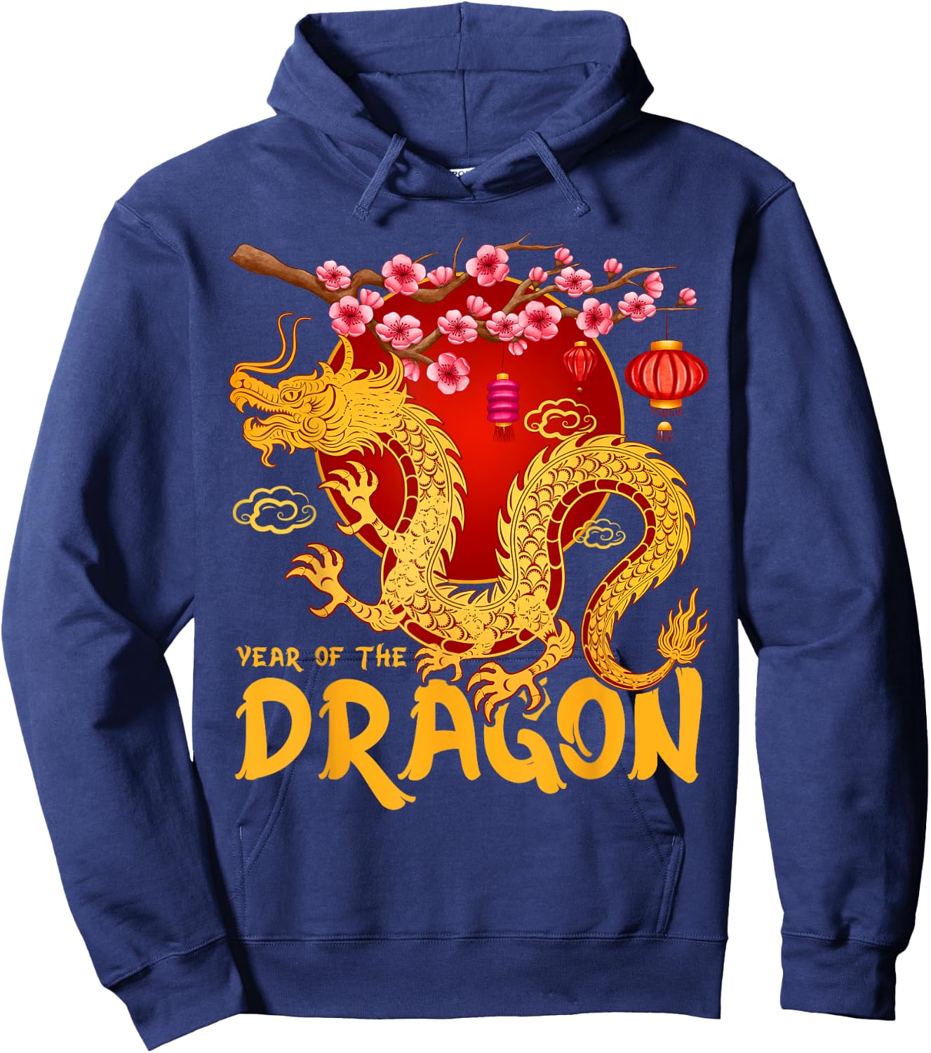Chinese New Year 2024 Year Of The Dragon 2024 Shirt Hoodie - Hoodie | Navy
