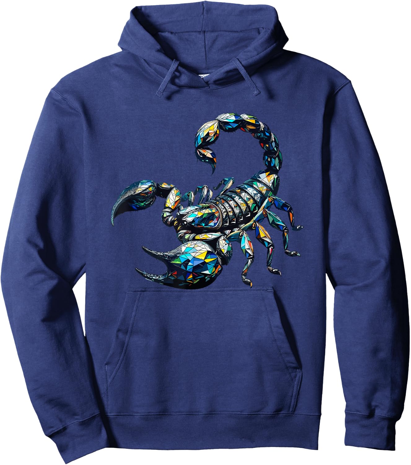 Polygon Art Scorpion Scorpions Hoodie - Hoodie | Navy