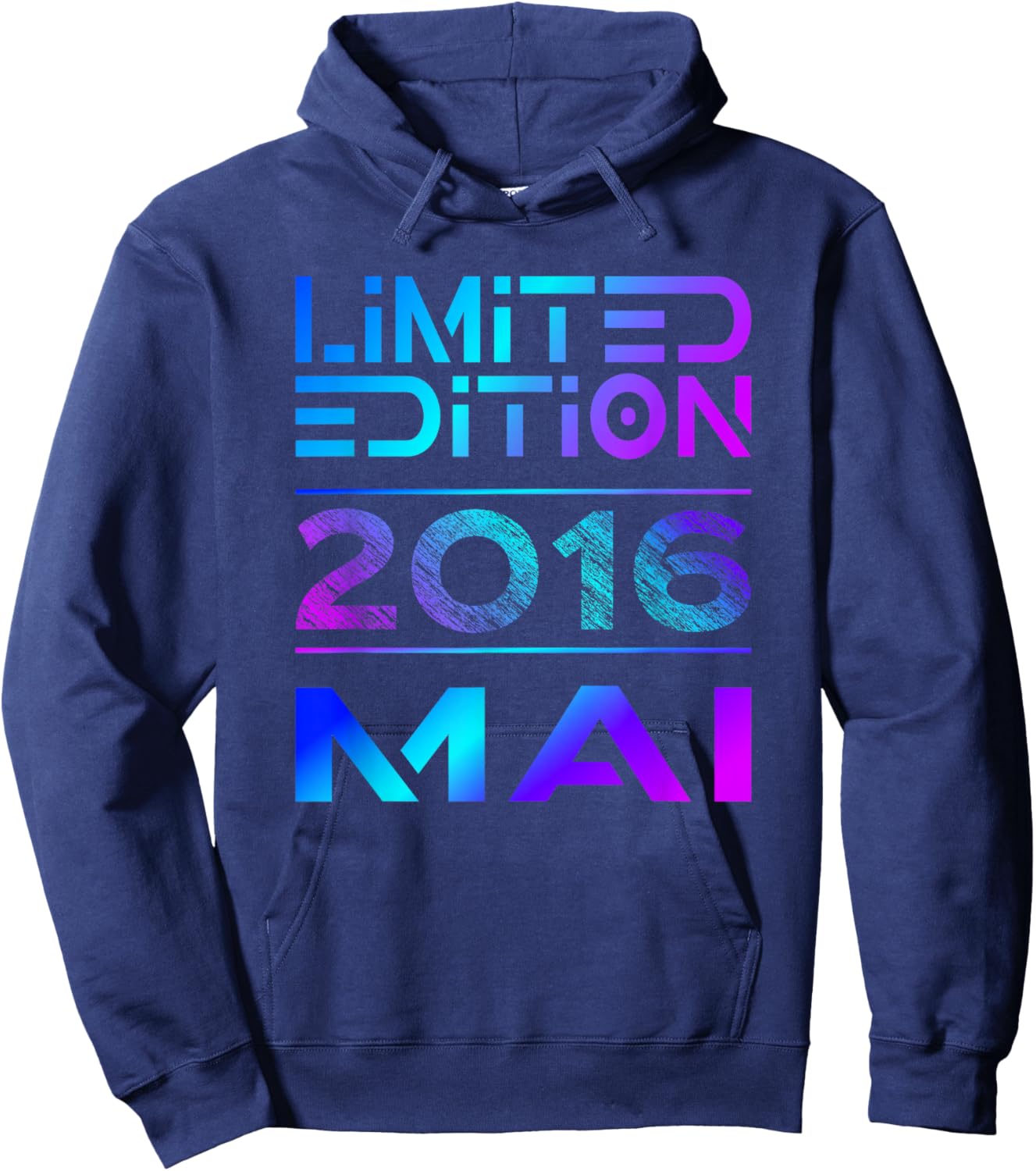 Limited Edition Mai 2016 Junge Mädchen 10. Geburtstag Hoodie - Hoodie | Navy