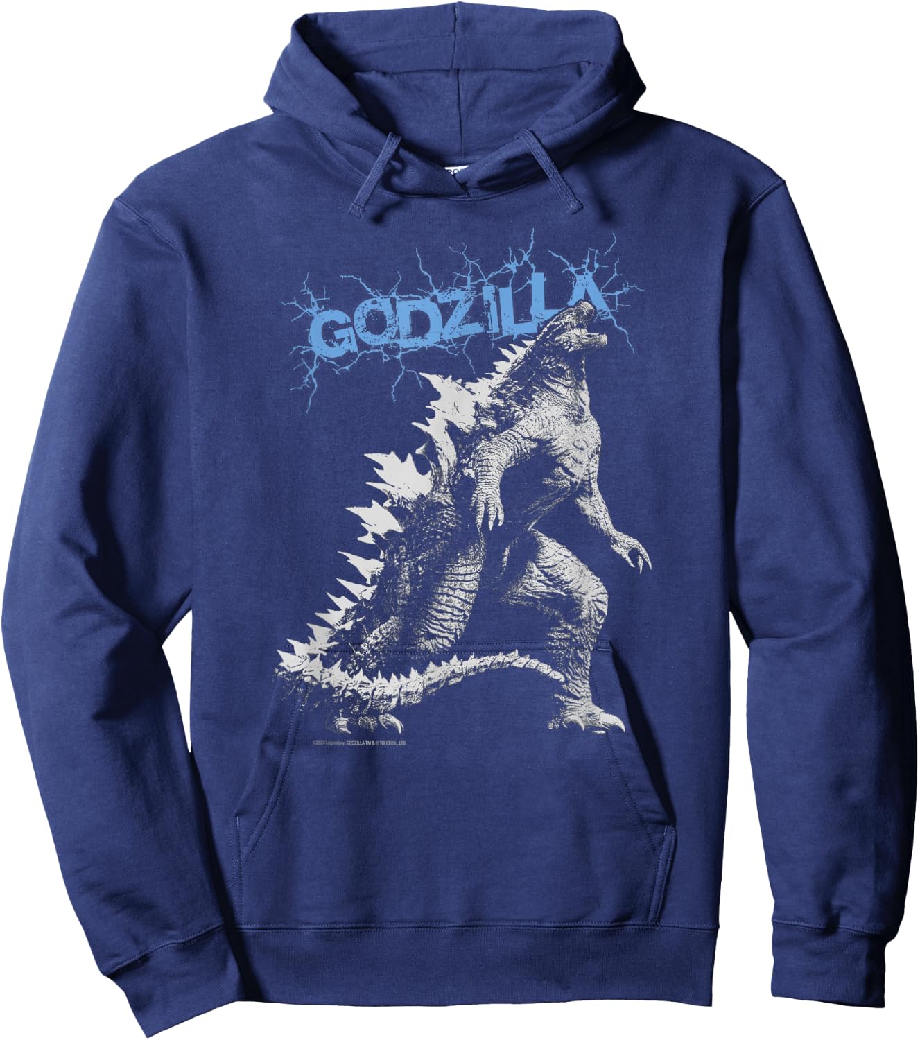 Godzilla x Kong - Adult , Black, S, Short Sleeve, Classic, Cartoon, Kaiju Fans, Kids, Adults Hoodie - Hoodie | Navy