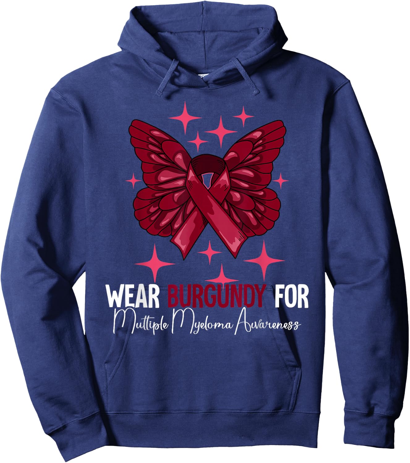Multiple Myeloma Awareness Hoodie - Hoodie | Navy