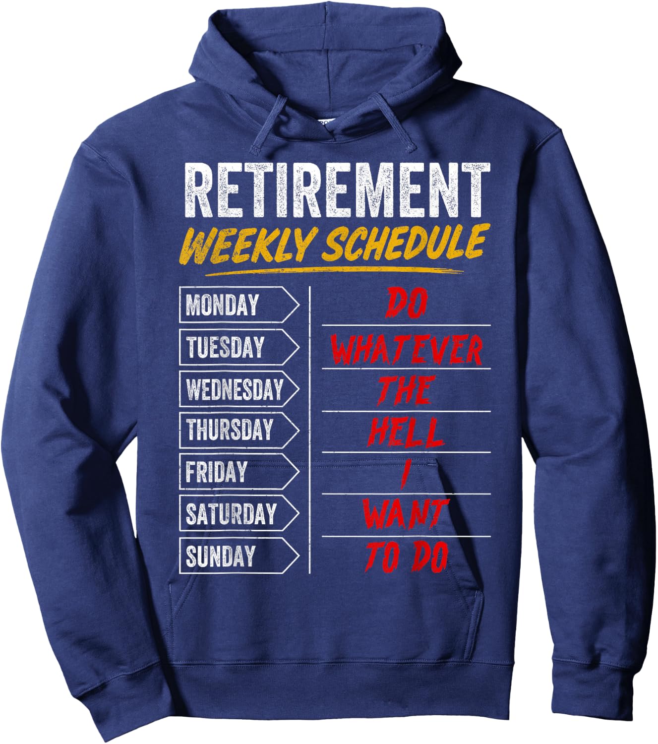 Funny Retirement Shirts Dad Grandpa Men Retired Life Humor Hoodie - Hoodie | Navy