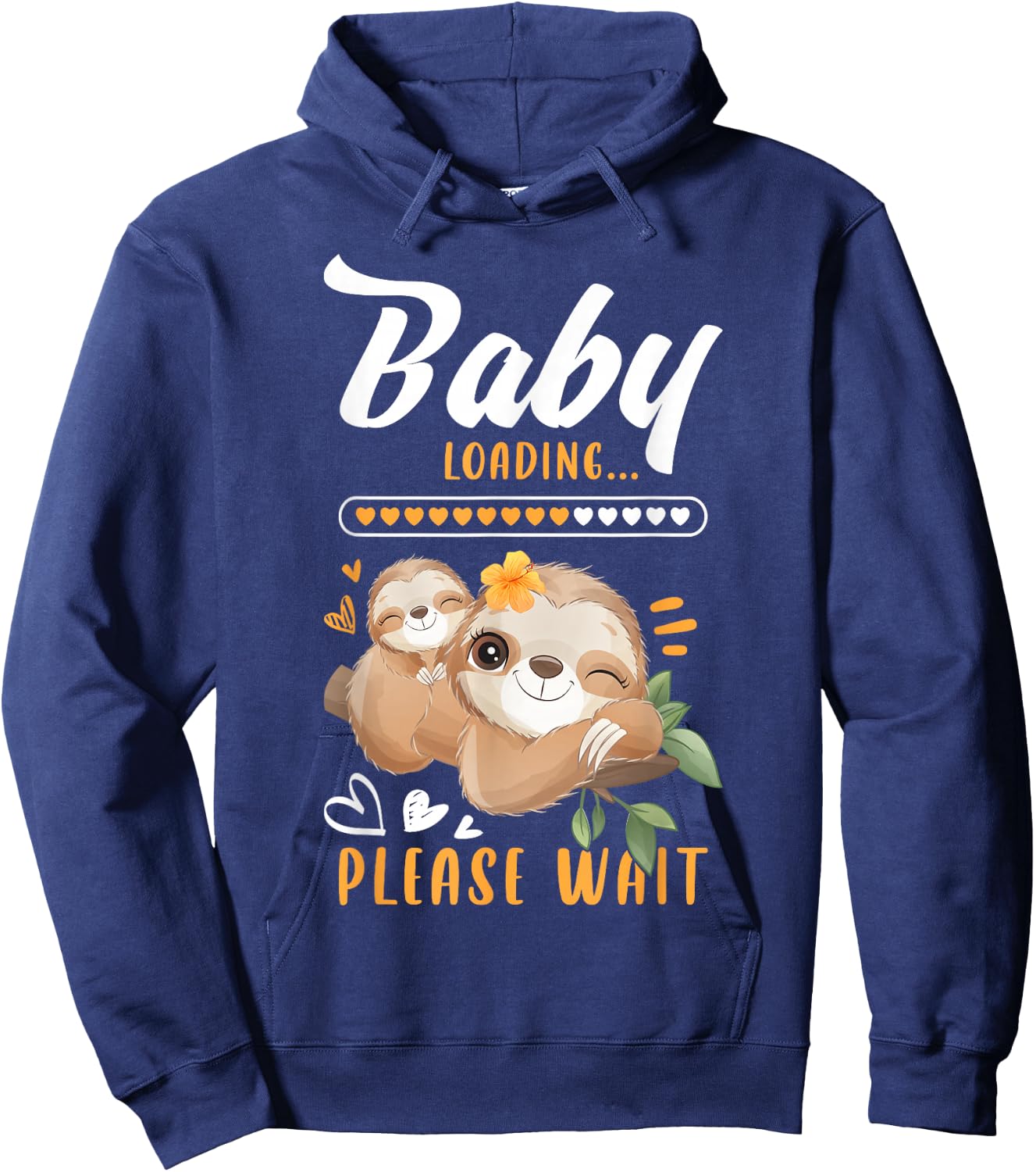 Soon to Be Mom Baby Announcement Pregnancy Reveal Hoodie - Hoodie | Navy