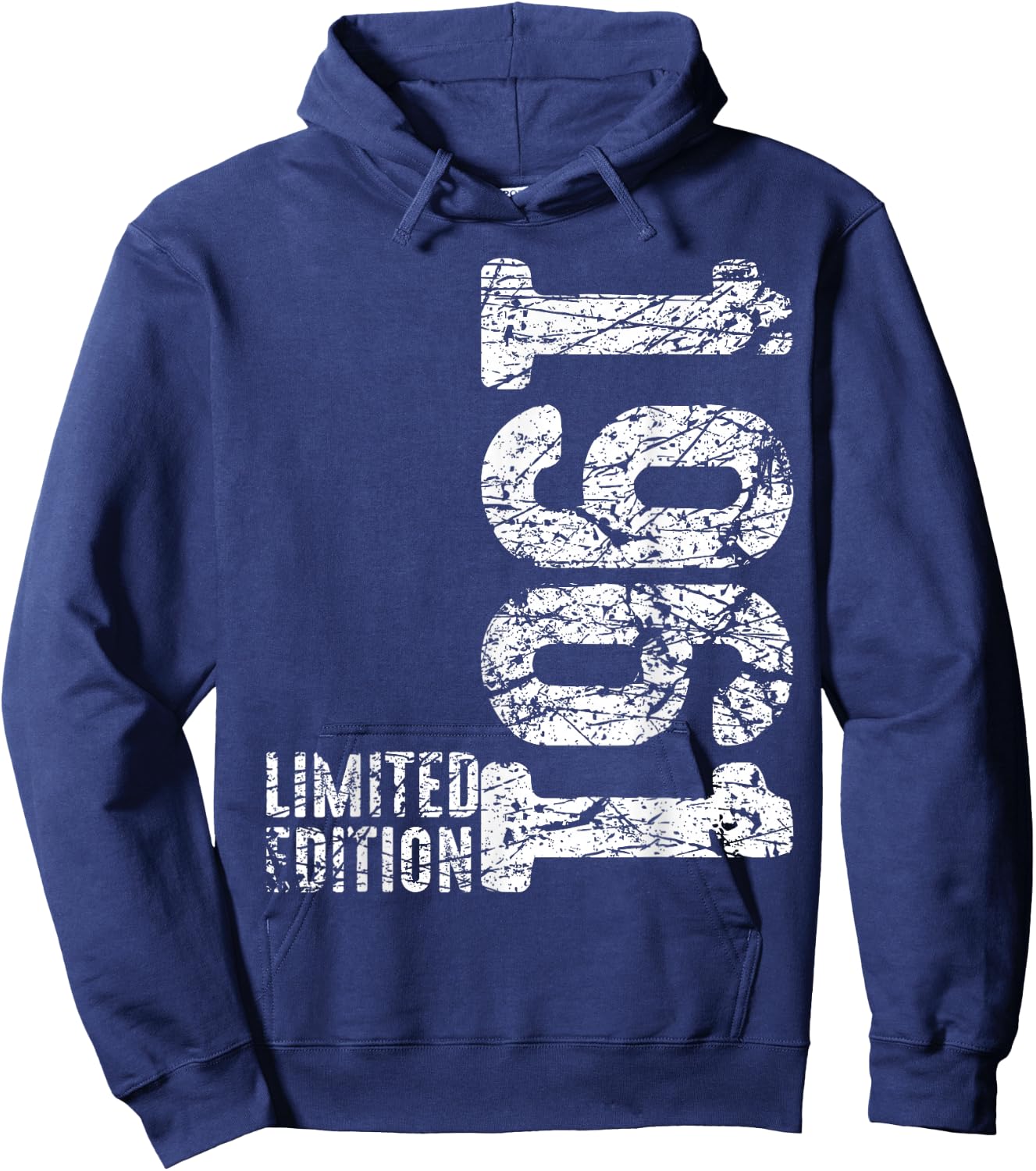 61st Birthday Ladies 61 Years 1961 Funny Gift , black, s Hoodie - Hoodie | Navy