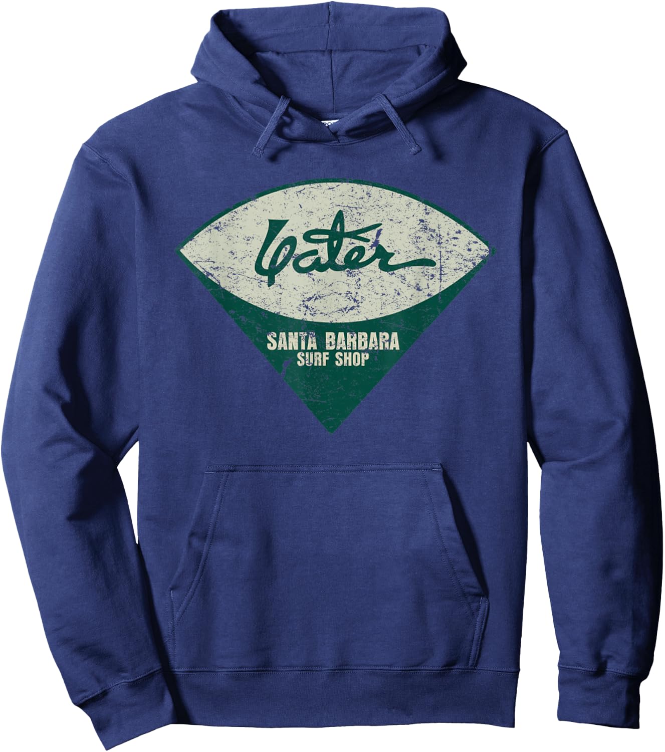 Vintage Yater Surf Surfboards Distressed Men And Women Hoodie - Hoodie | Navy